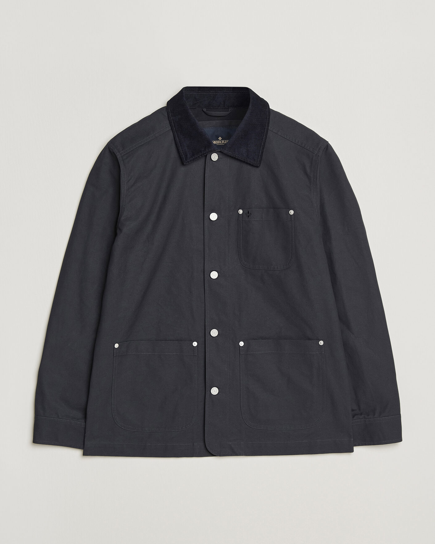 Heren | Jassen | Morris | Belmont Wax Shirt Jacket Navy