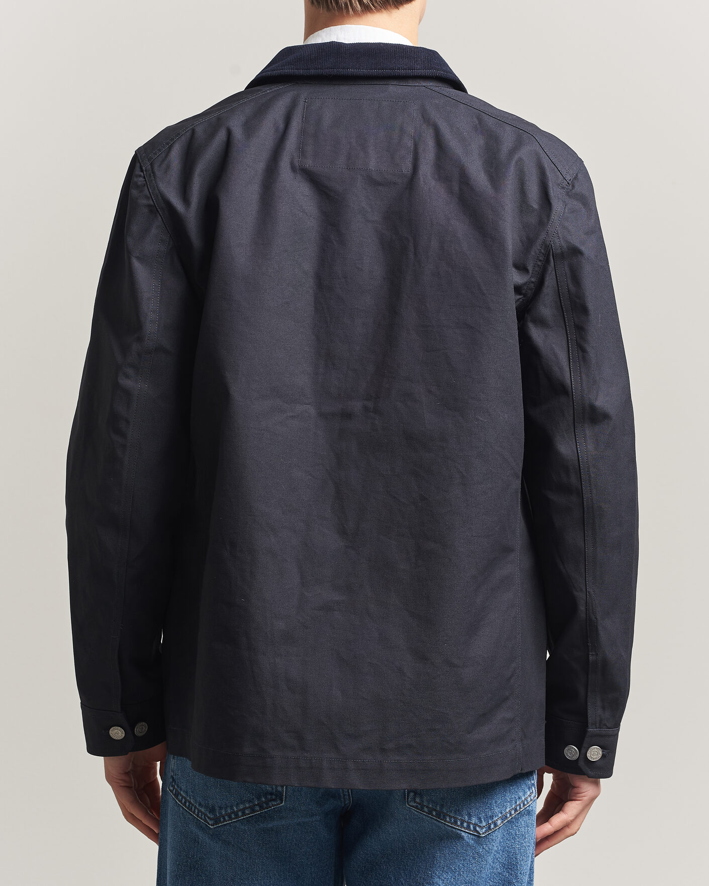 Heren | Jassen | Morris | Belmont Wax Shirt Jacket Navy