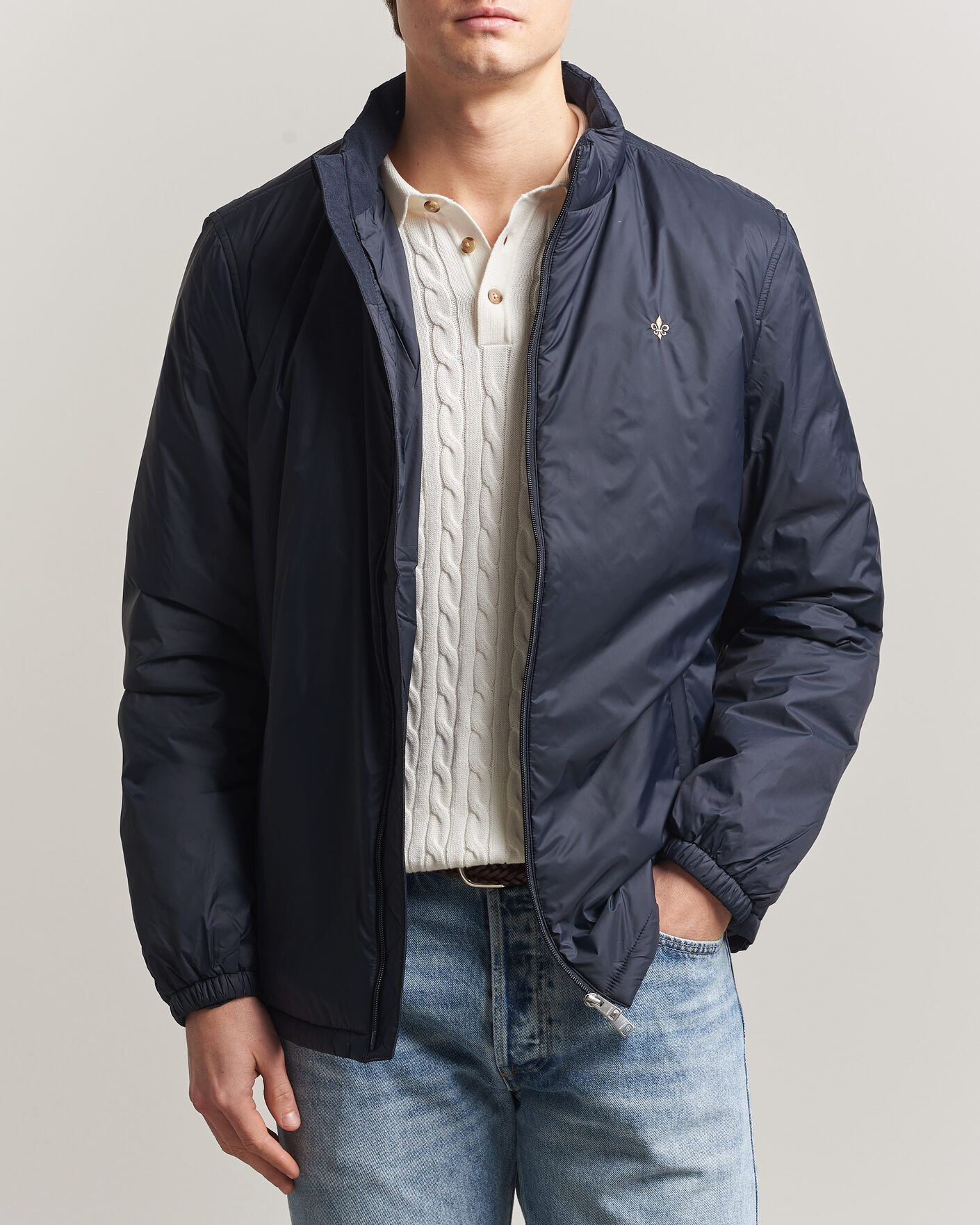Heren | Jassen | Morris | Bradley Padded Jacket Navy