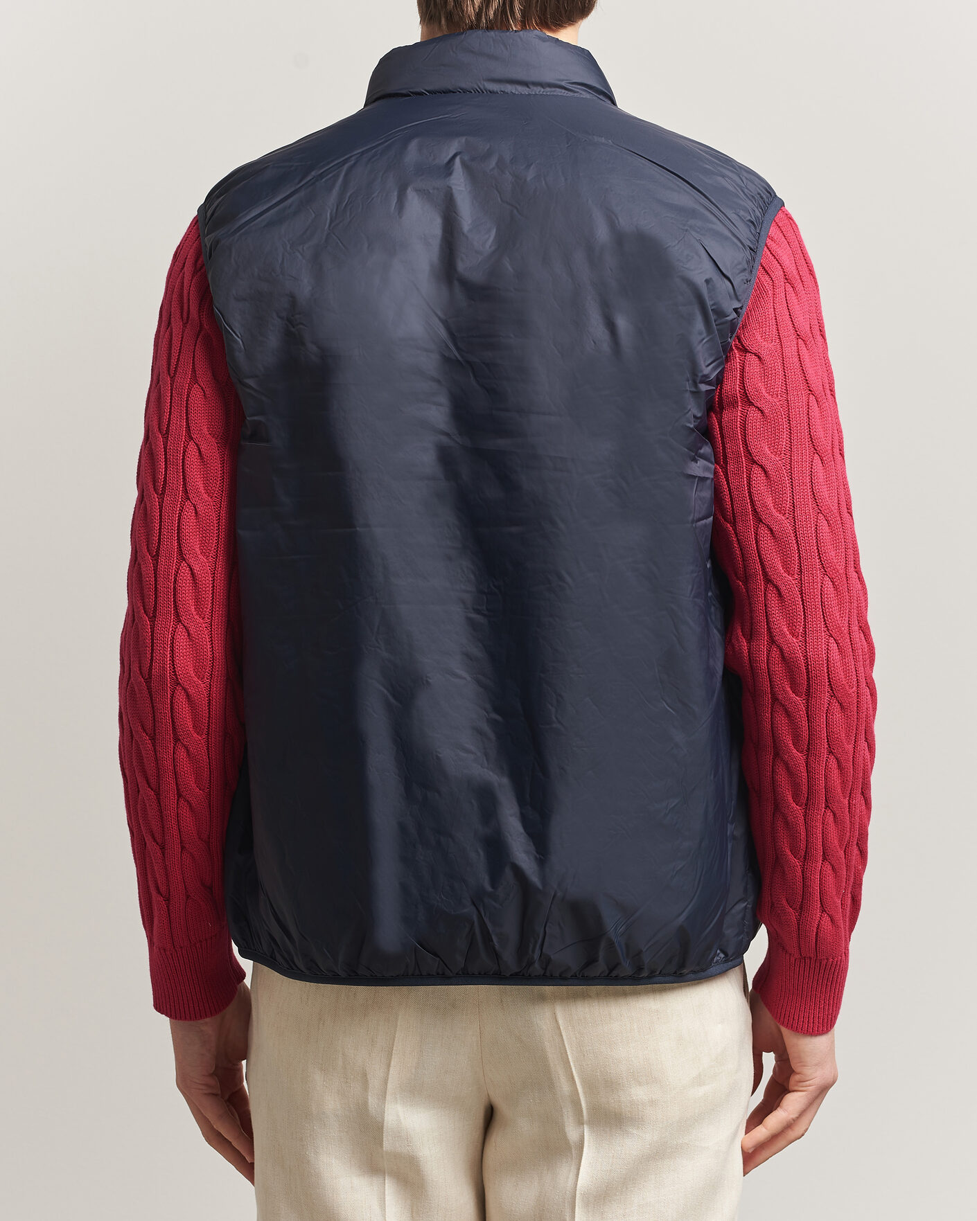 Heren | Gilets | Morris | Bradley Padded Vest Navy
