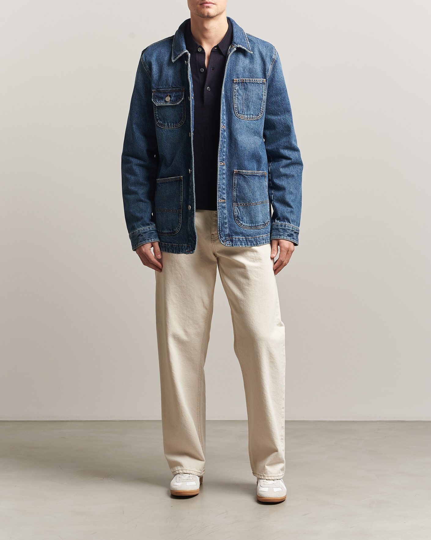 Heren | Jassen | Morris | Denim Shirt Jacket Blue