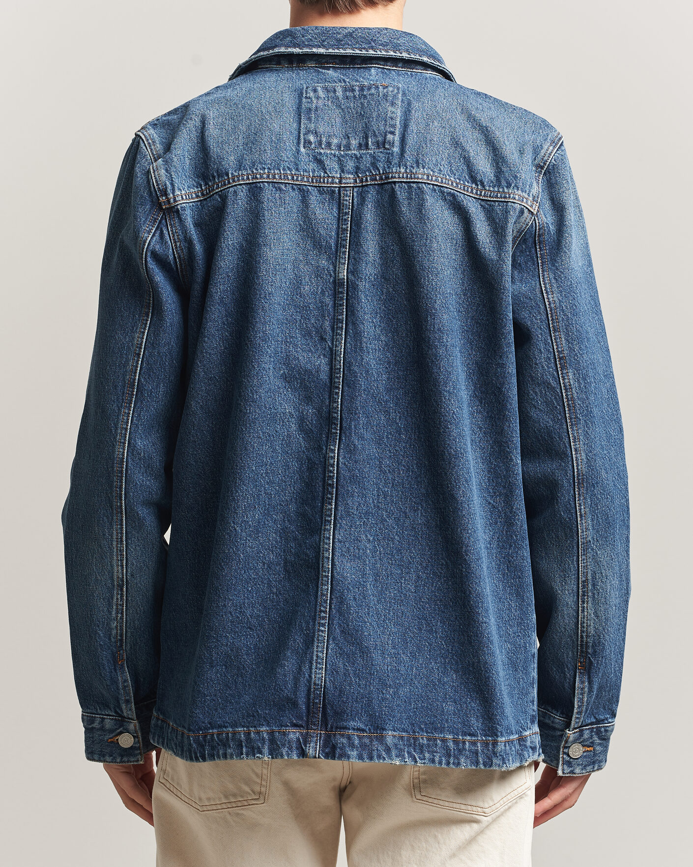 Heren | Jassen | Morris | Denim Shirt Jacket Blue