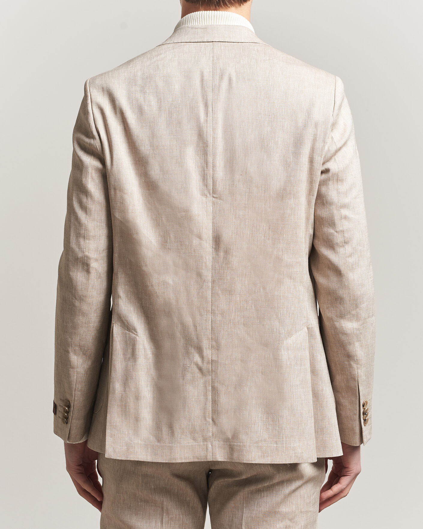 Heren | Blazers | Morris | Linen Suit Blazer Khaki