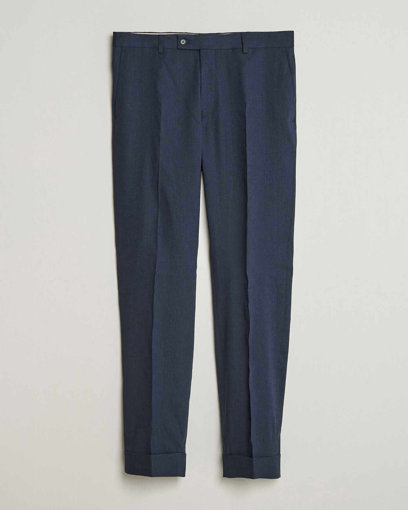 Heren | Broeken | Morris | Jack Linen Trousers Navy