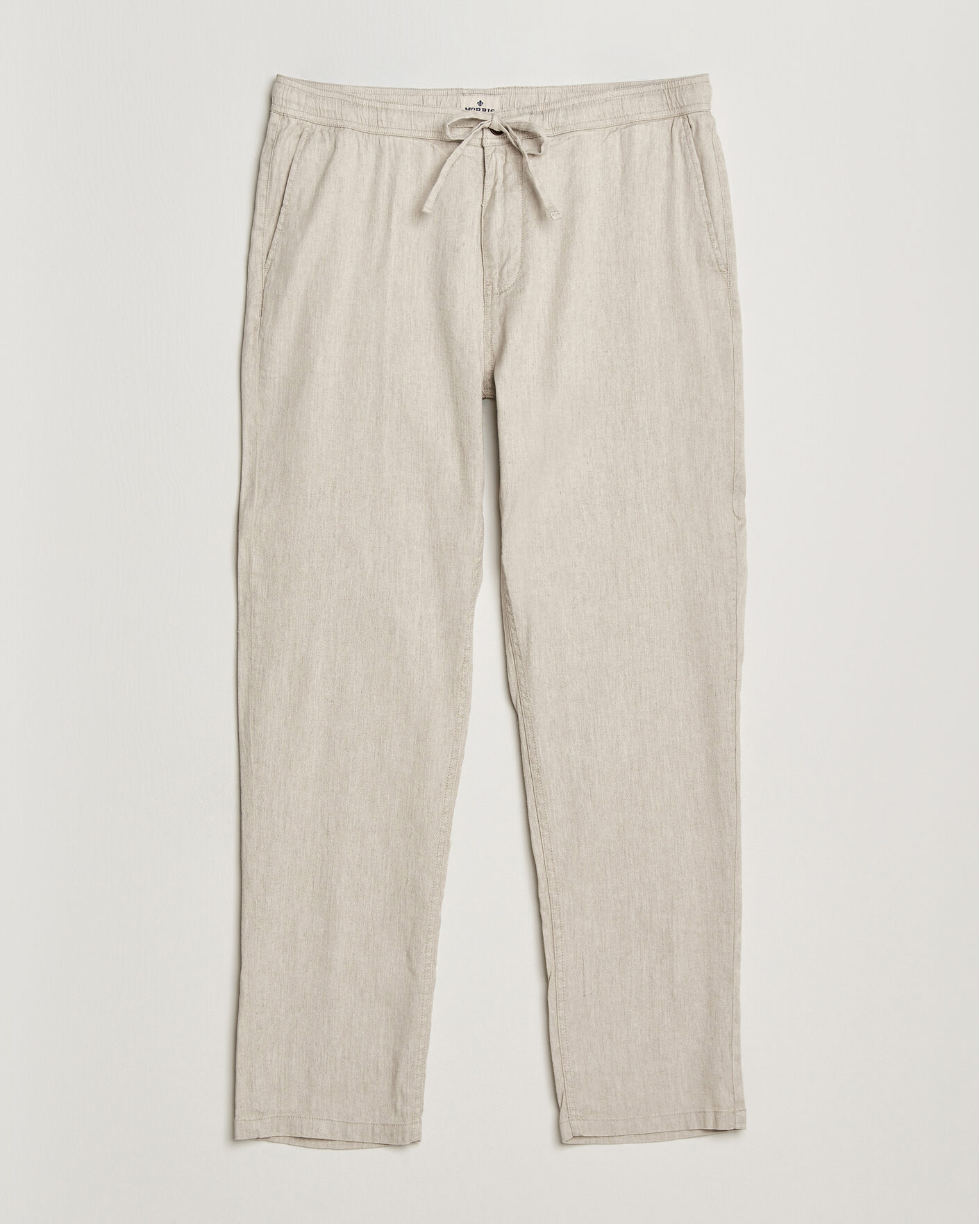 Heren | Broeken | Morris | Fenix Linen Trousers Khaki