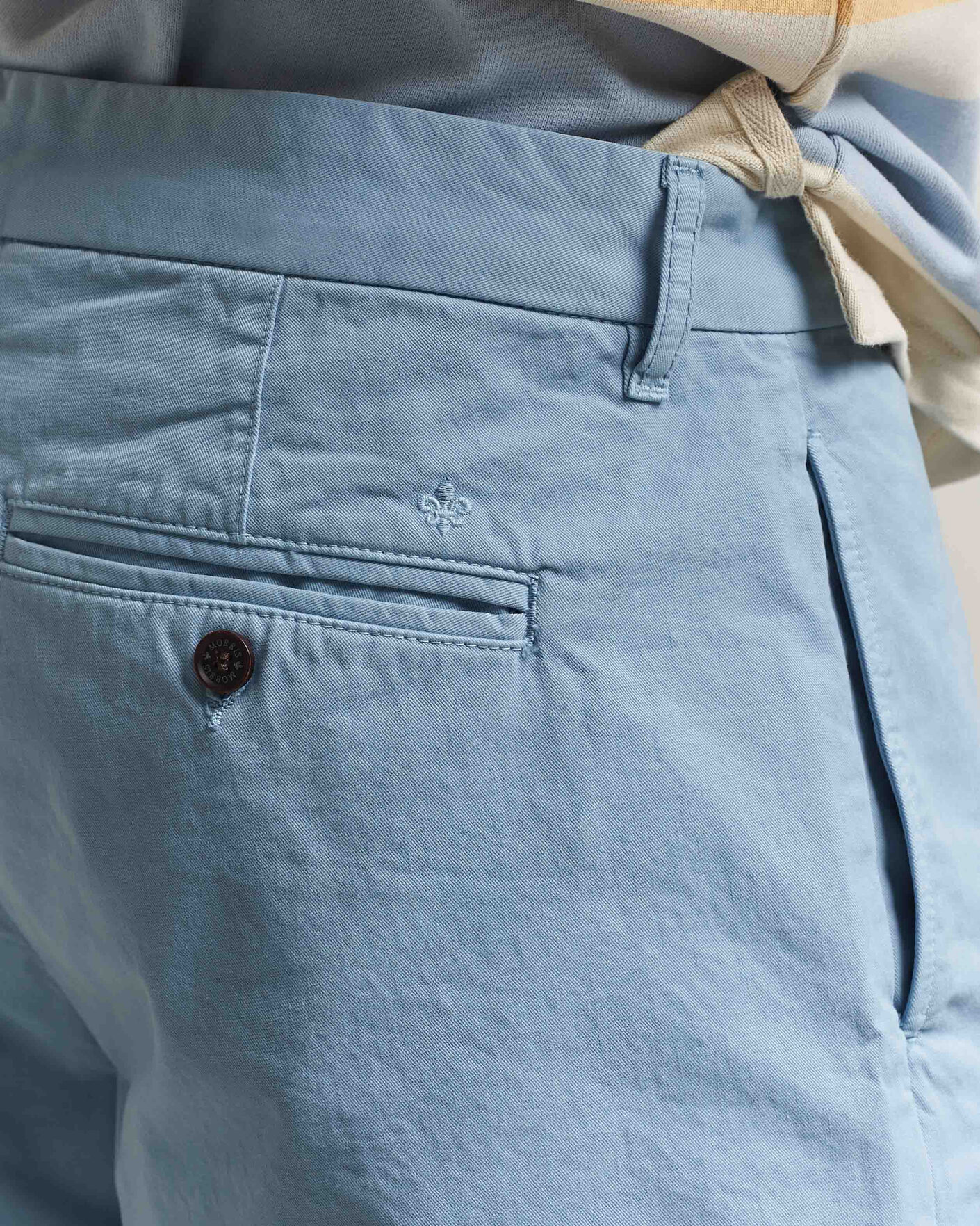 Heren | Korte broek | Morris | Original Chinos Shorts Light Blue