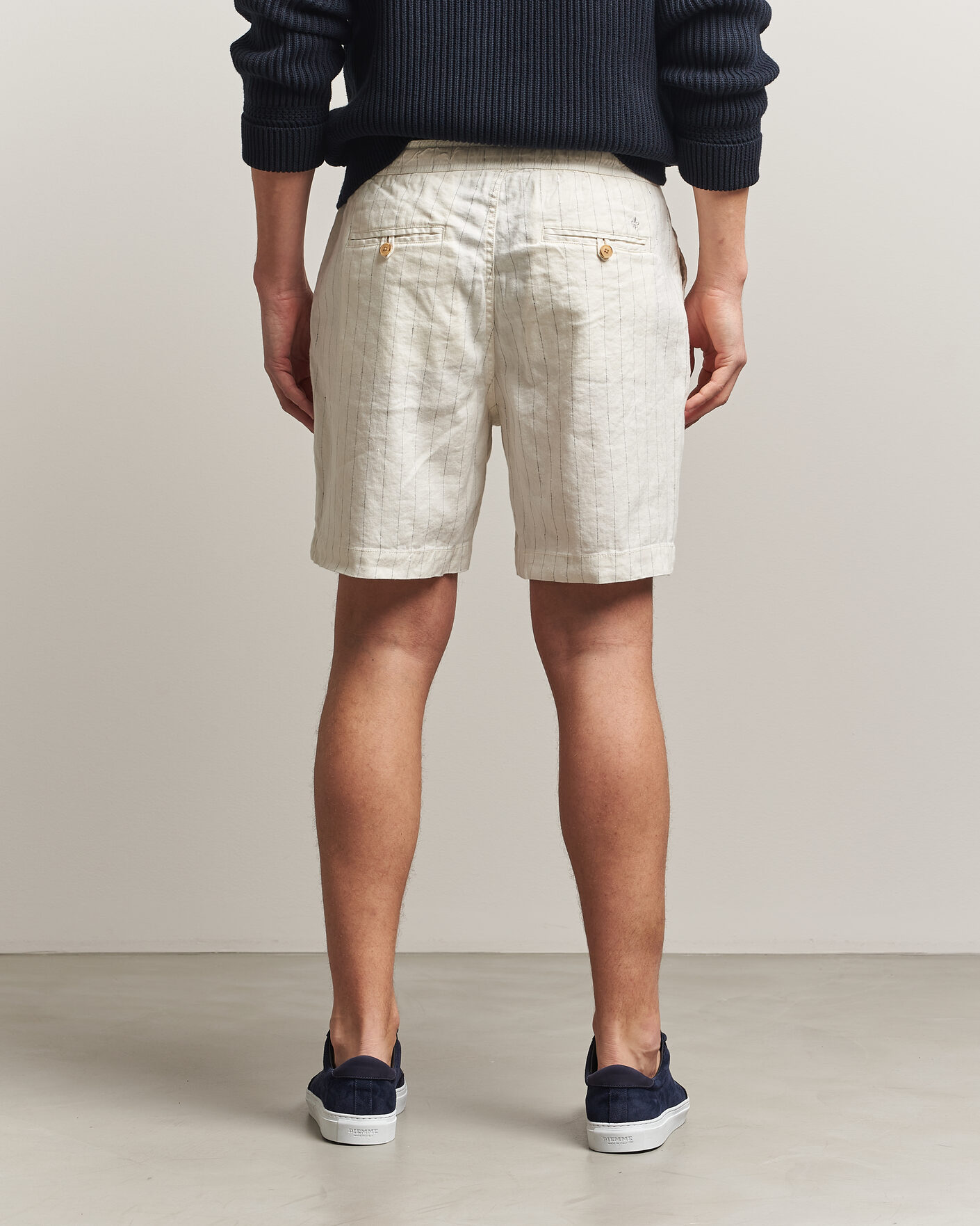 Heren | Korte broek | Morris | Fenix Linen Shorts Beige