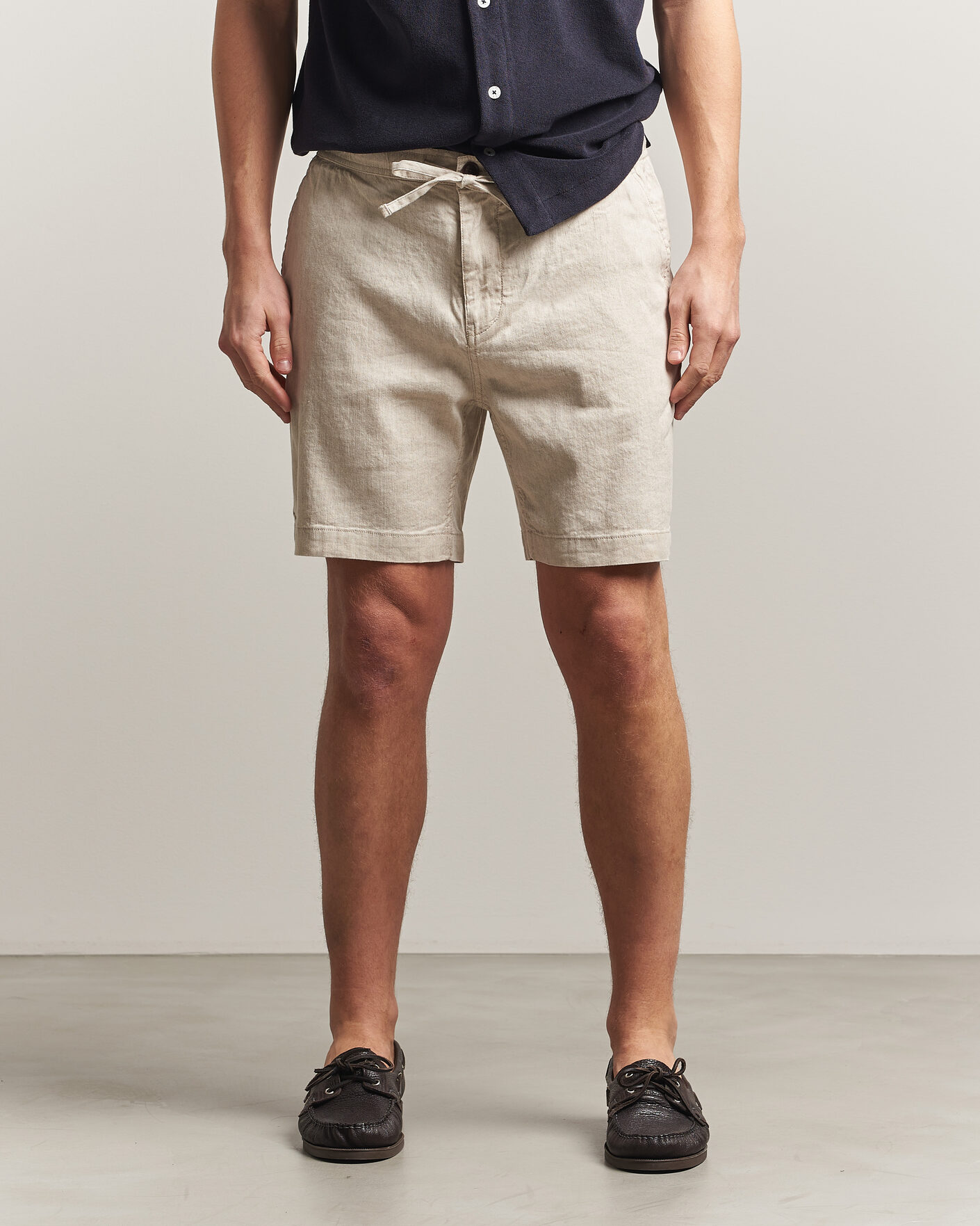 Heren | Korte broek | Morris | Fenix Linen Shorts Khaki