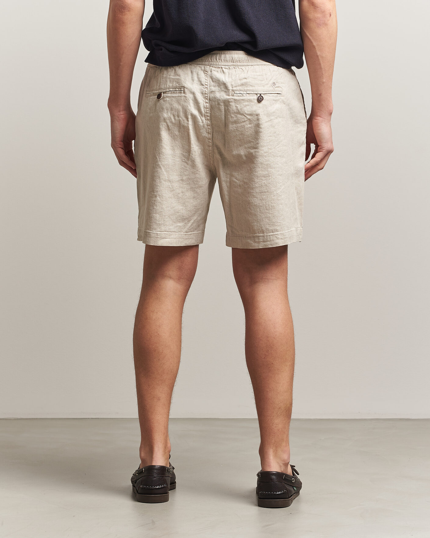 Heren | Korte broek | Morris | Fenix Linen Shorts Khaki