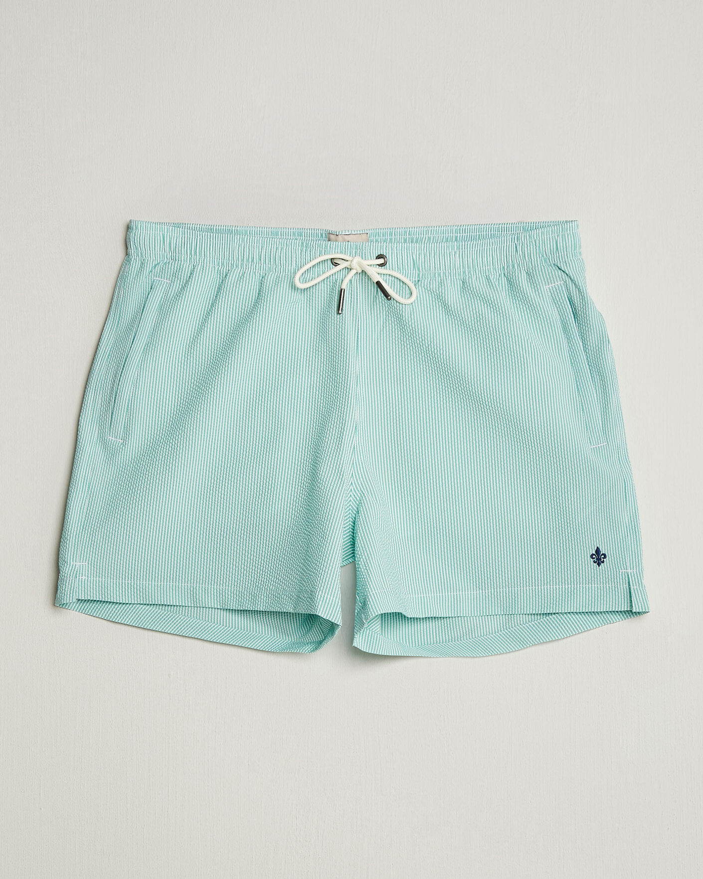 Heren | Zwembroek | Morris | Seersucker Bathing Trunks Green