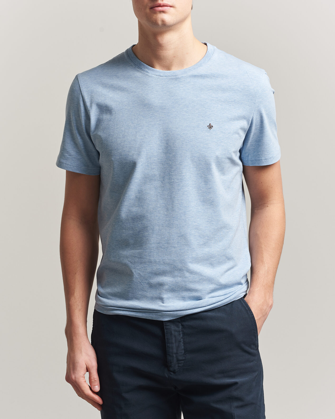 Heren | T-shirts | Morris | James T-Shirt Light Blue