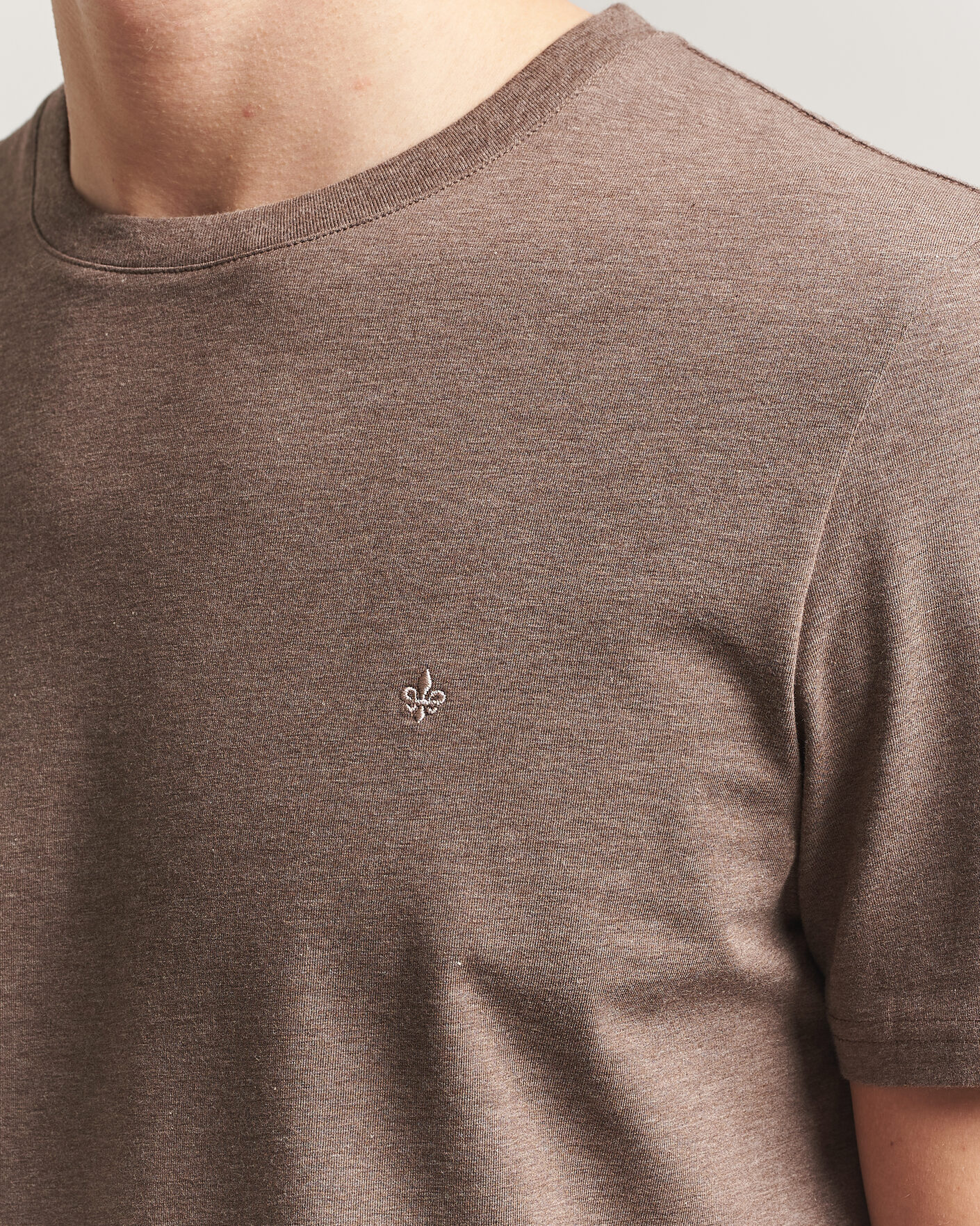 Heren | T-shirts | Morris | James T-Shirt Brown