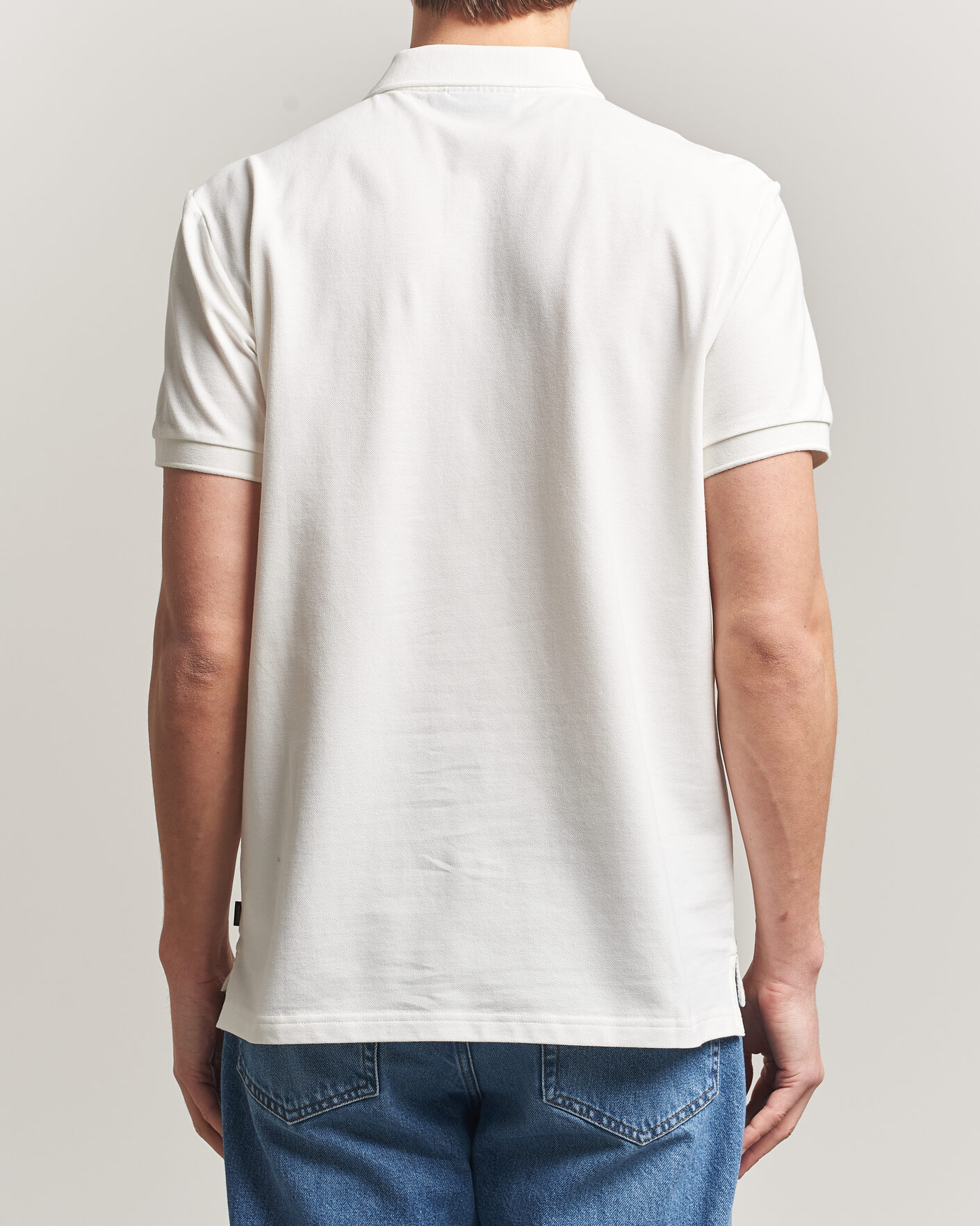 Heren | Polo's | Morris | Barton Pique Off White