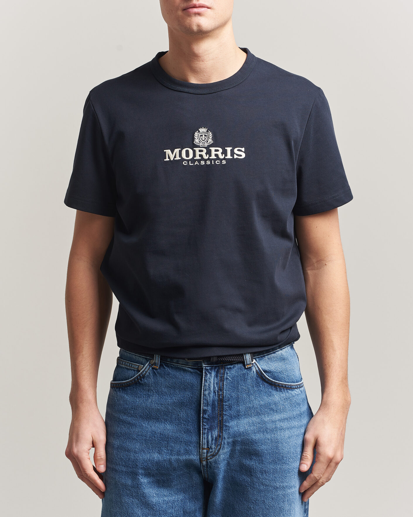 Heren | T-shirts | Morris | Brian T-Shirt Navy