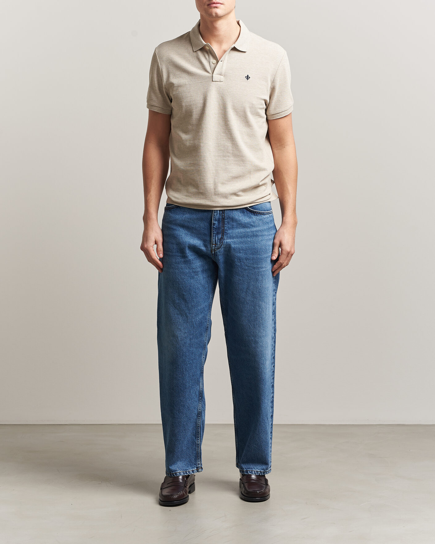Heren | Polo's | Morris | New Pique Khaki