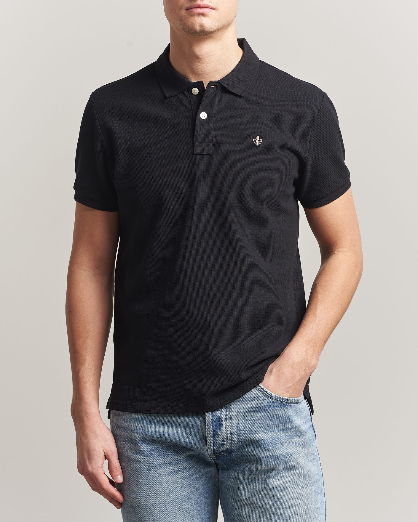 Heren | Polo's | Morris | New Pique Black