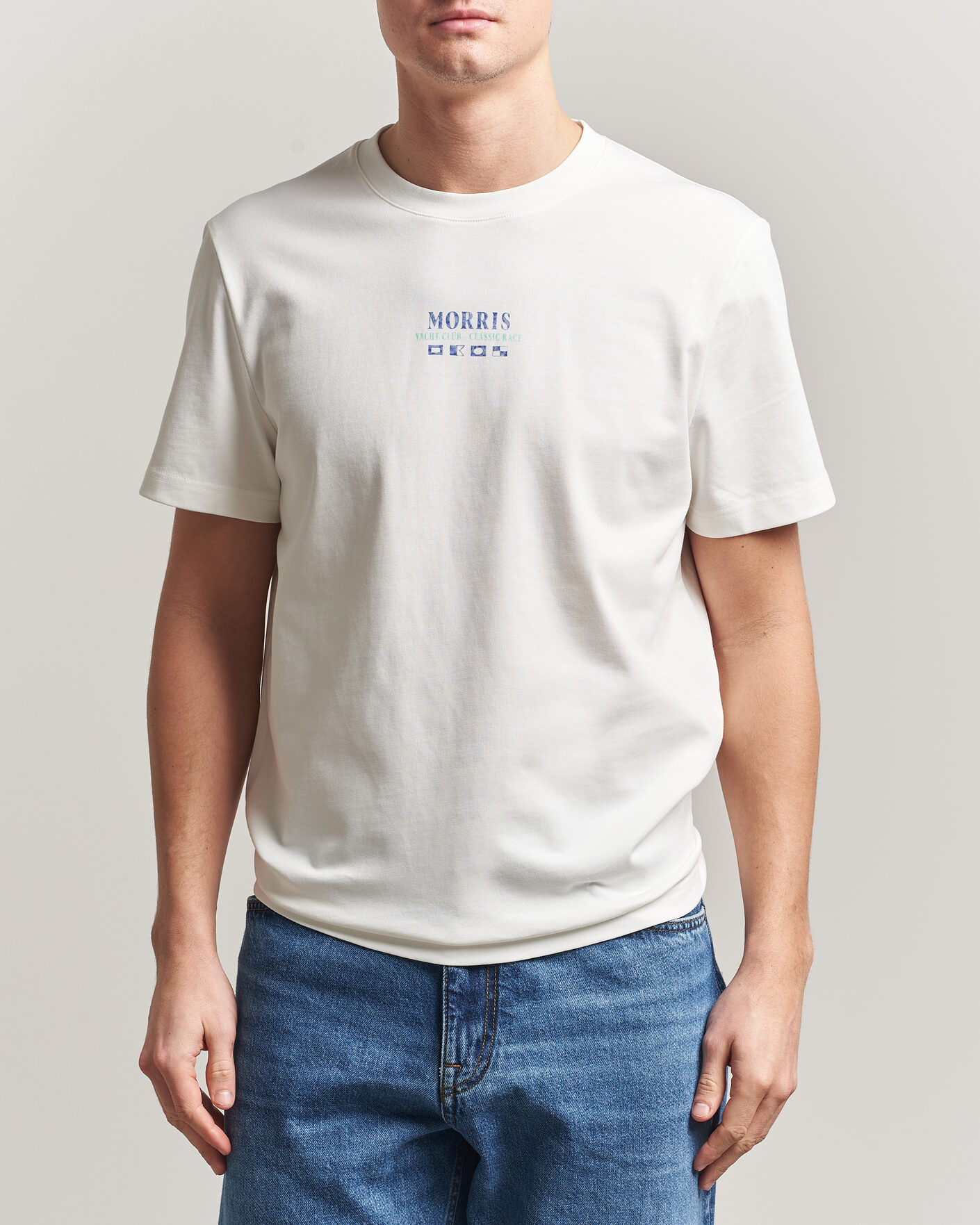 Heren | T-shirts | Morris | Nevile T-Shirt White