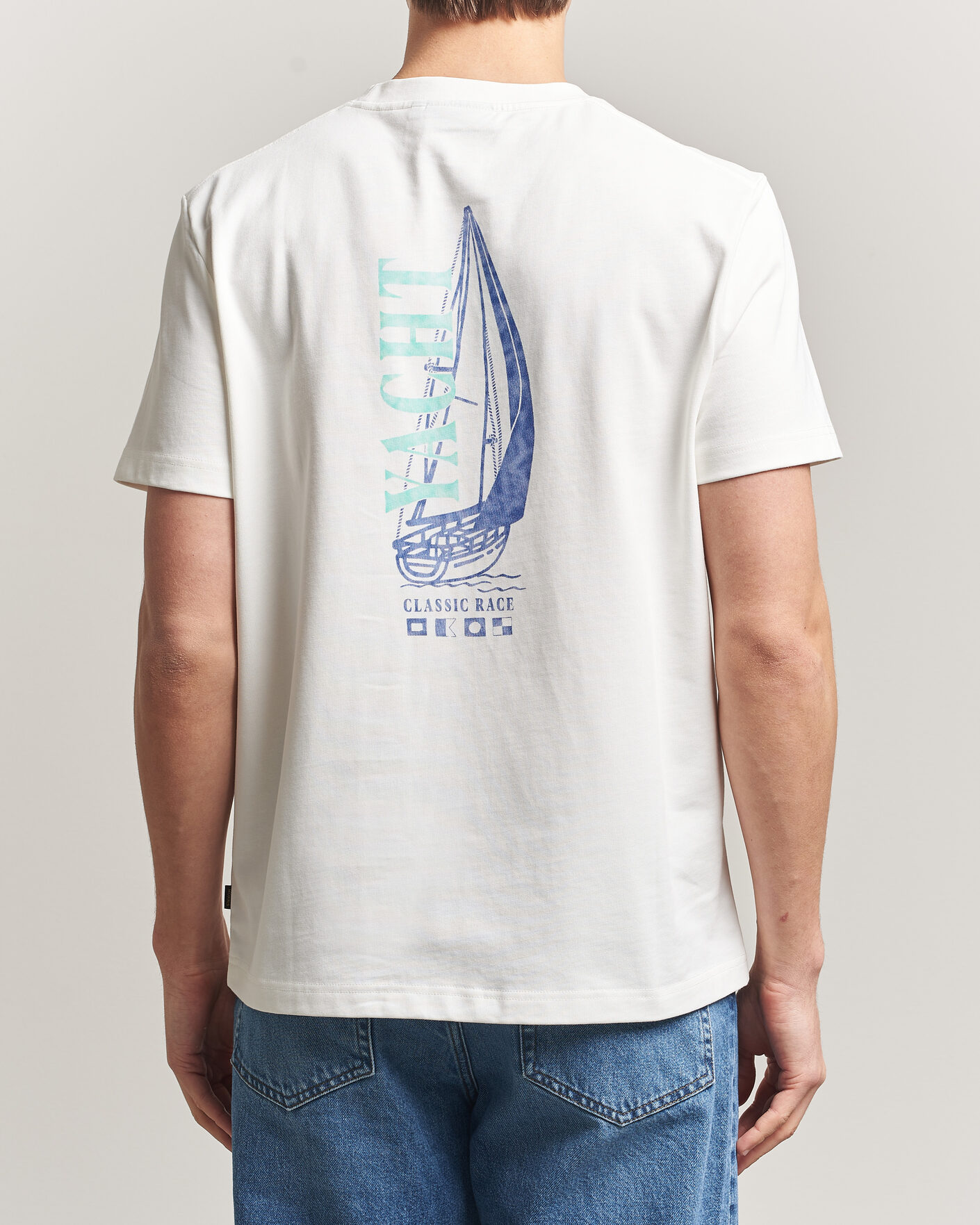 Heren | T-shirts | Morris | Nevile T-Shirt White