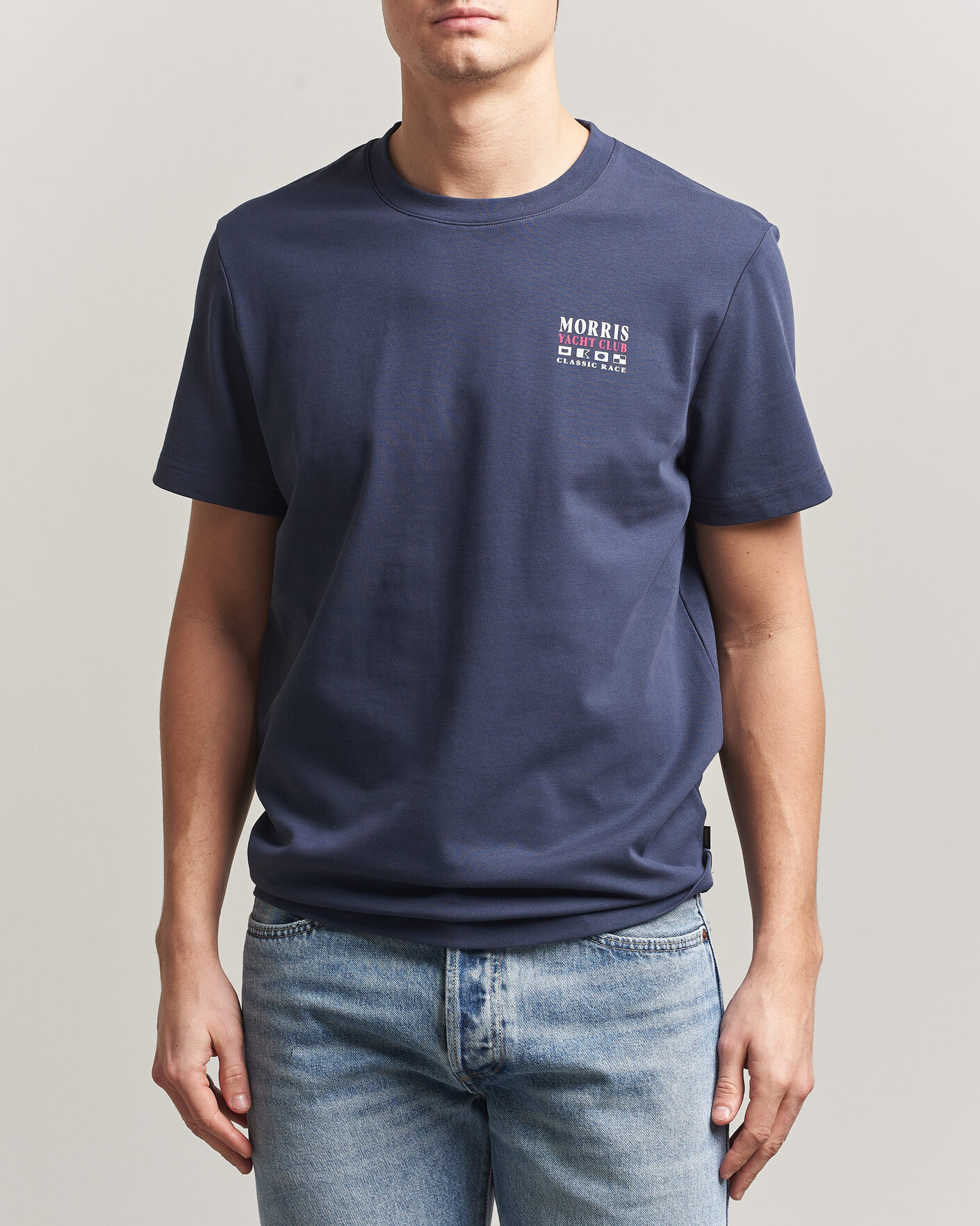 Heren | T-shirts | Morris | Nevile T-Shirt Navy