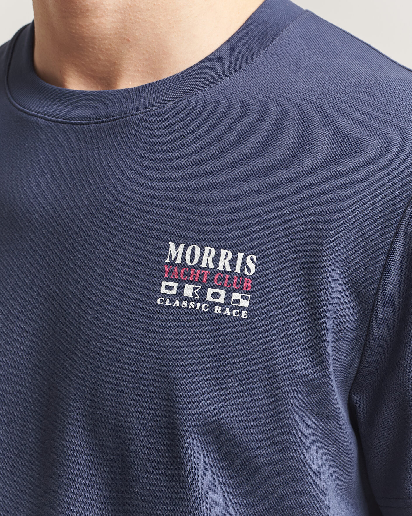 Heren | T-shirts | Morris | Nevile T-Shirt Navy