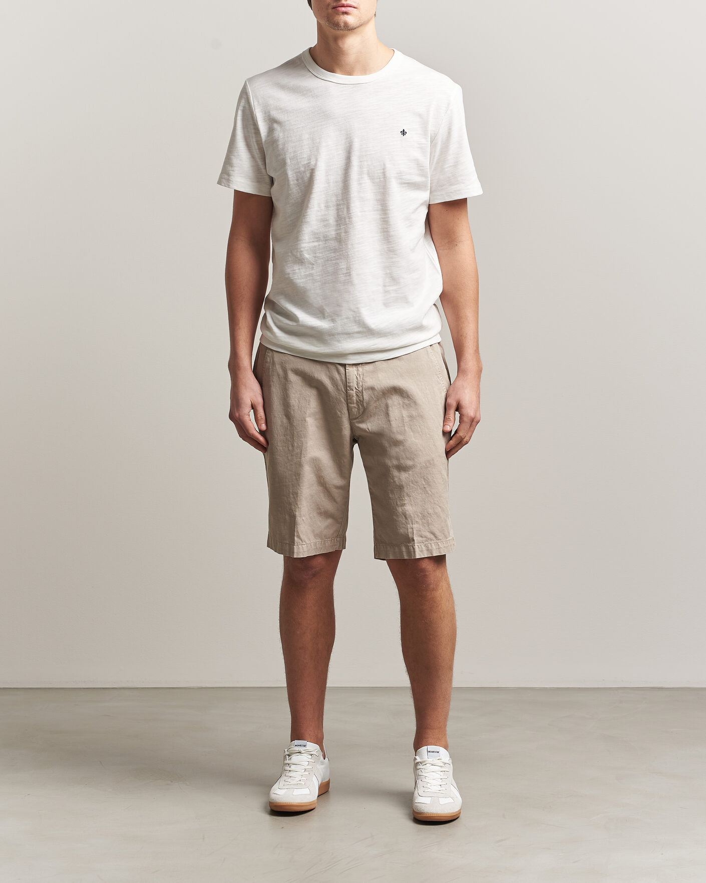 Heren | T-shirts | Morris | Watson Slub T-Shirt Off White