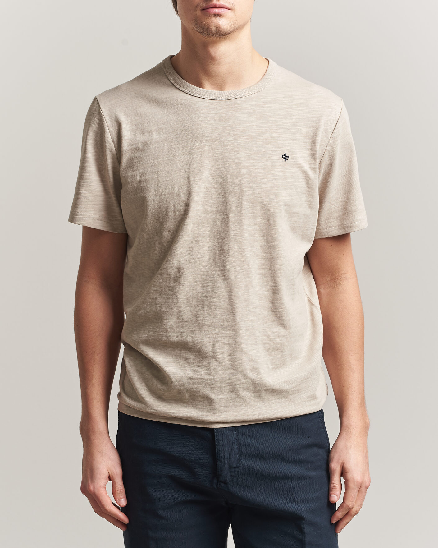 Heren | T-shirts | Morris | Watson Slub T-Shirt Khaki
