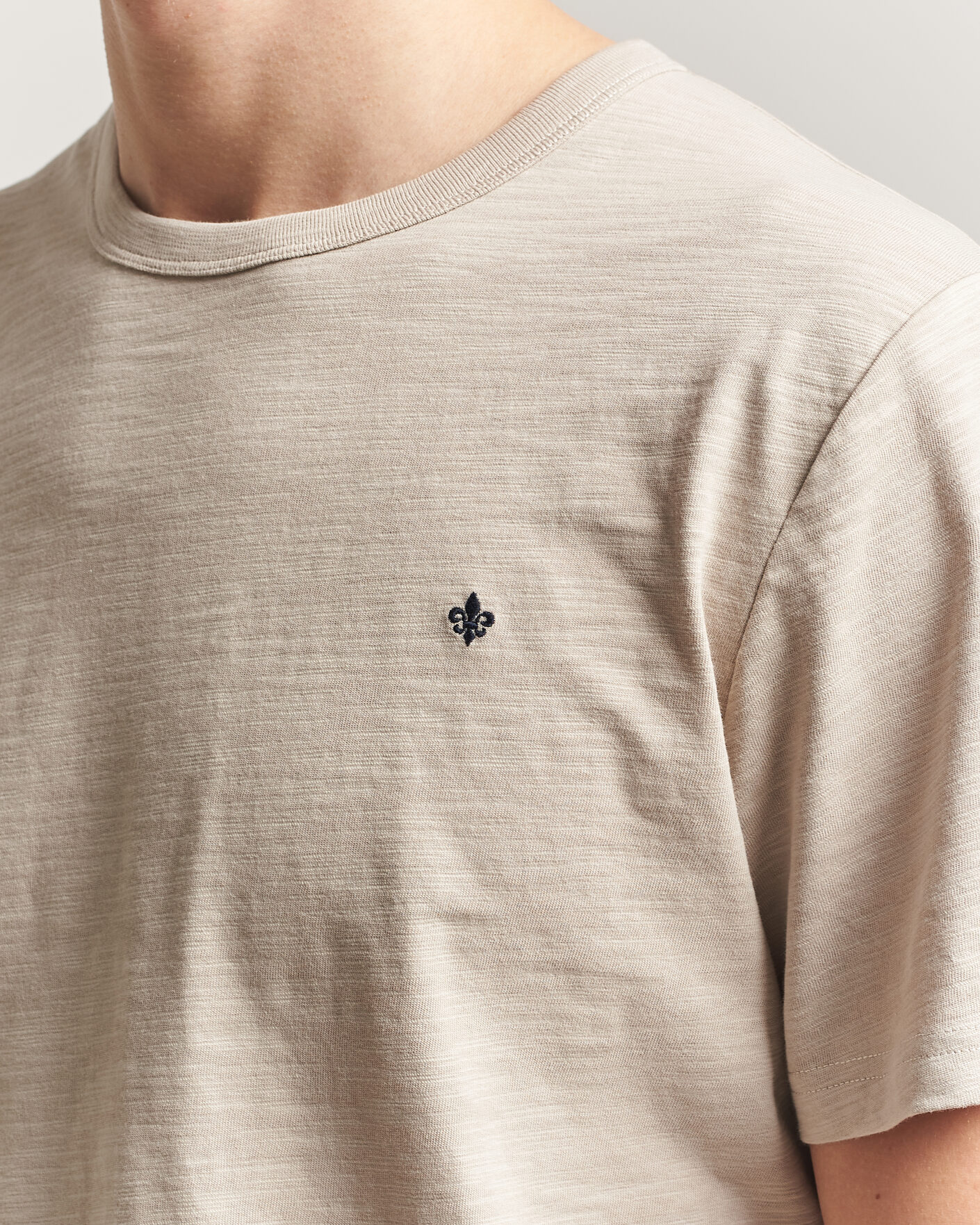 Heren | T-shirts | Morris | Watson Slub T-Shirt Khaki