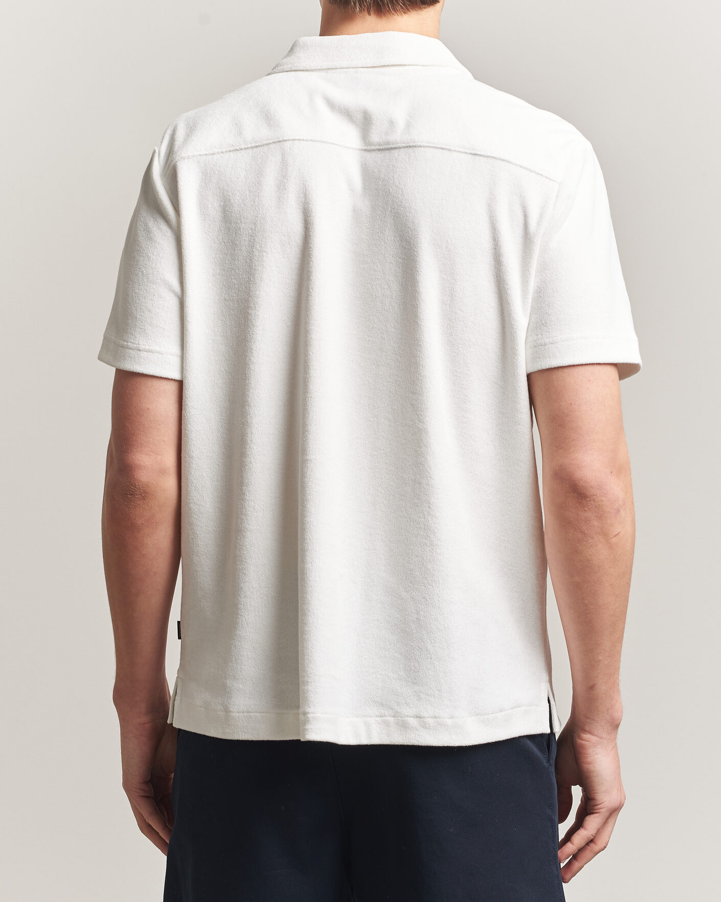 Heren | Polo's | Morris | Lily Terry Shirt Off White