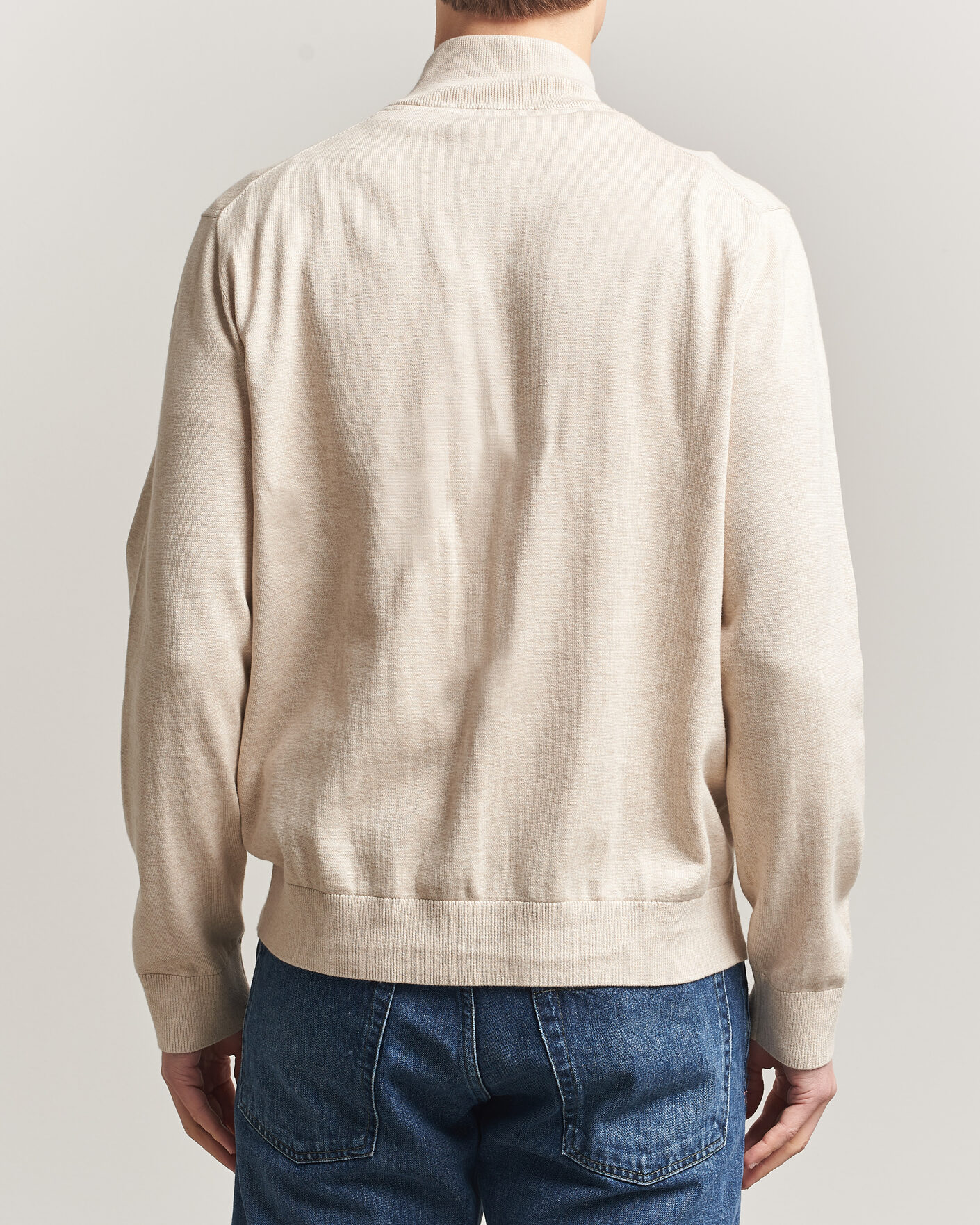 Heren | Truien | Morris | Riley Zip Cardigan Khaki