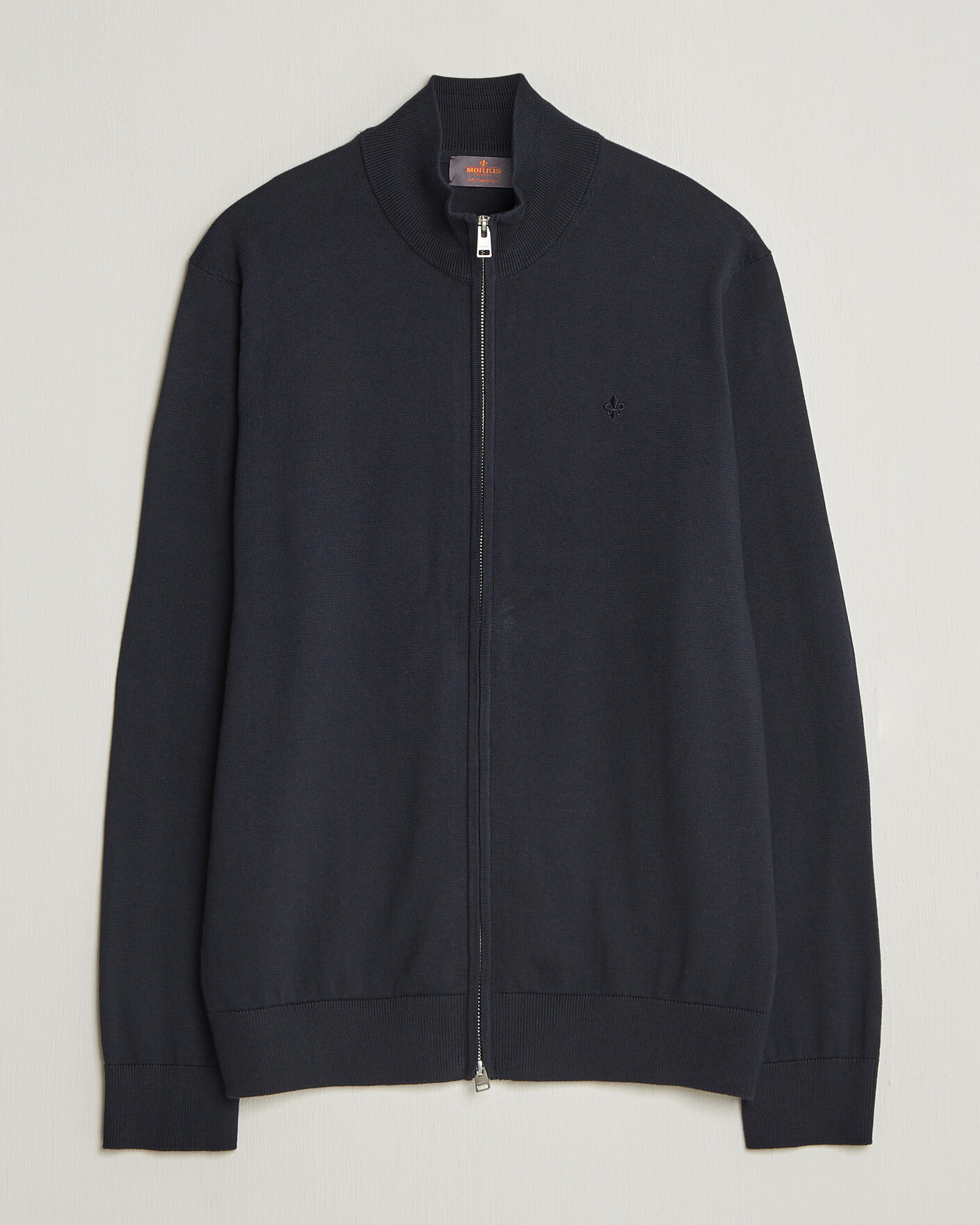 Heren | Truien | Morris | Riley Zip Cardigan Navy