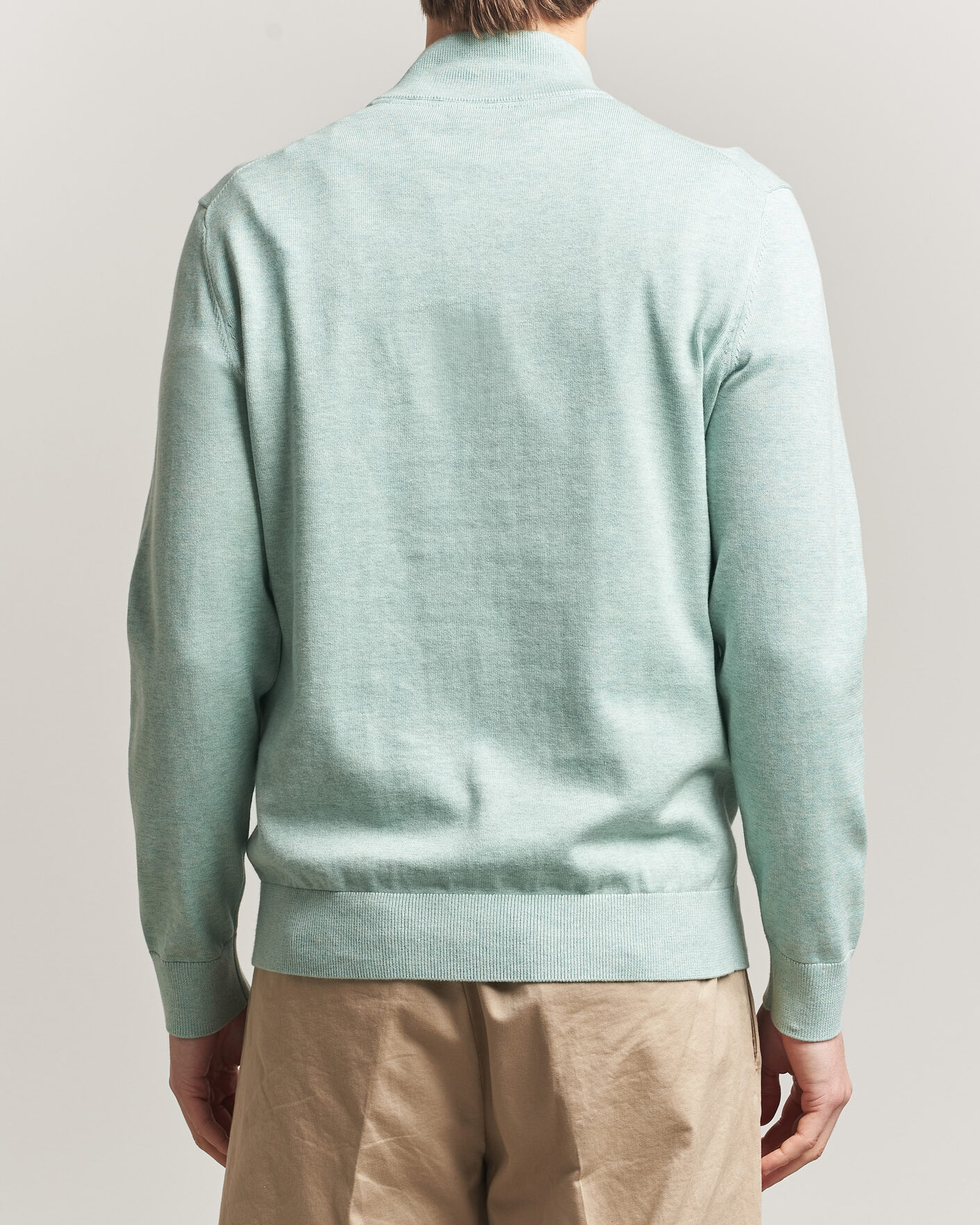 Heren | Truien | Morris | Riley Half-Zip Green
