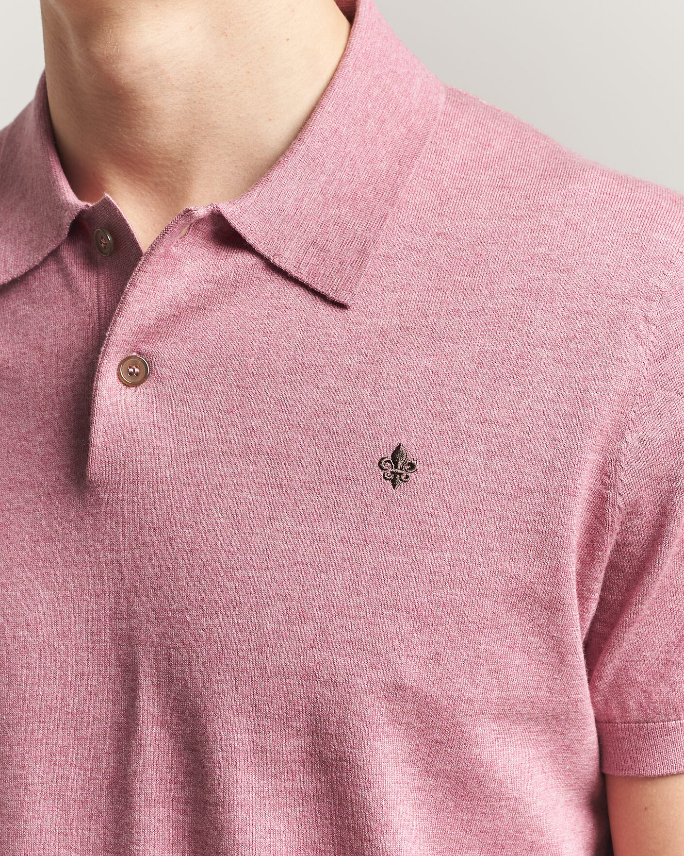 Heren | Polo's | Morris | Riley Short Sleeve Polo Pink