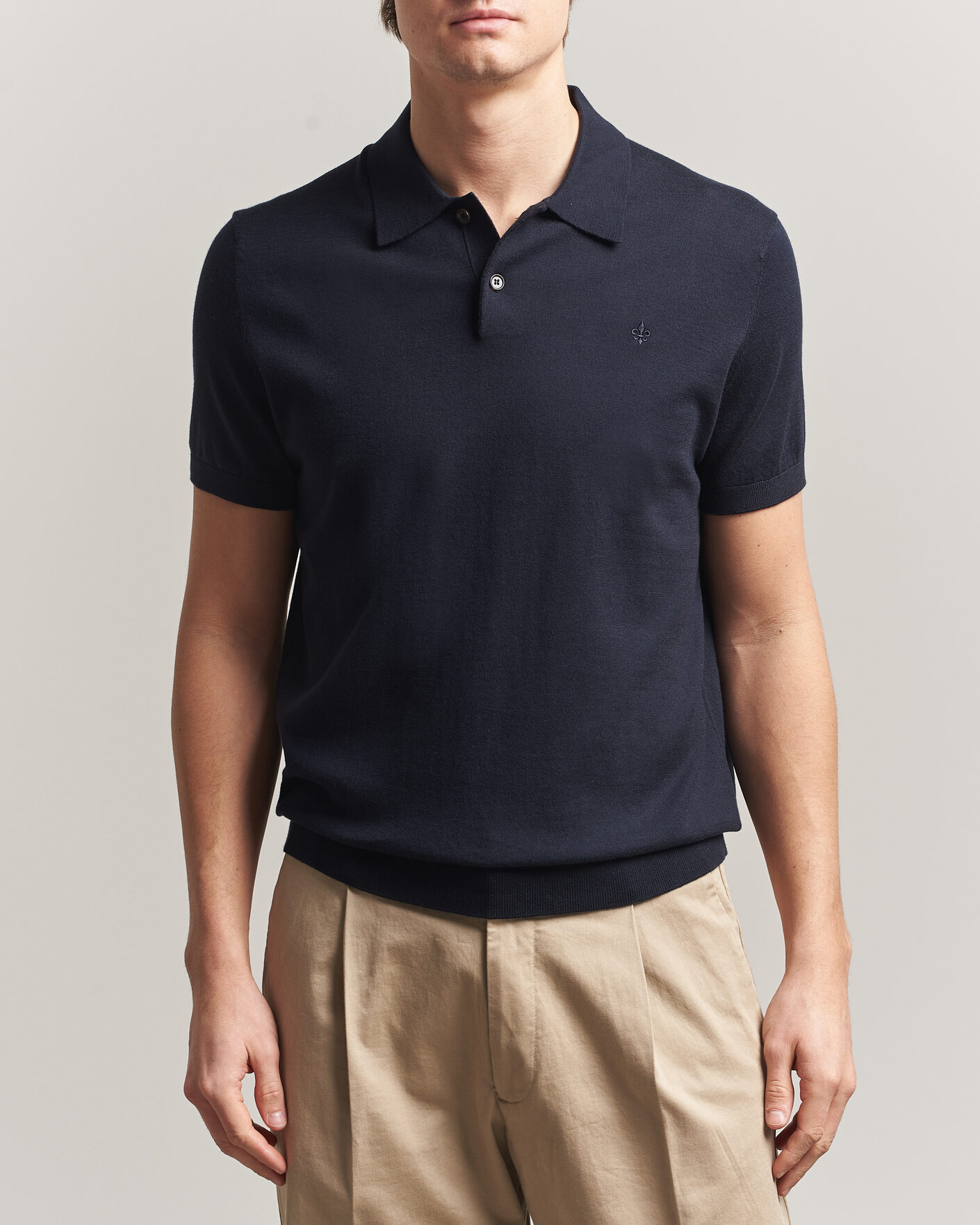 Heren | Polo's | Morris | Riley Short Sleeve Polo Navy