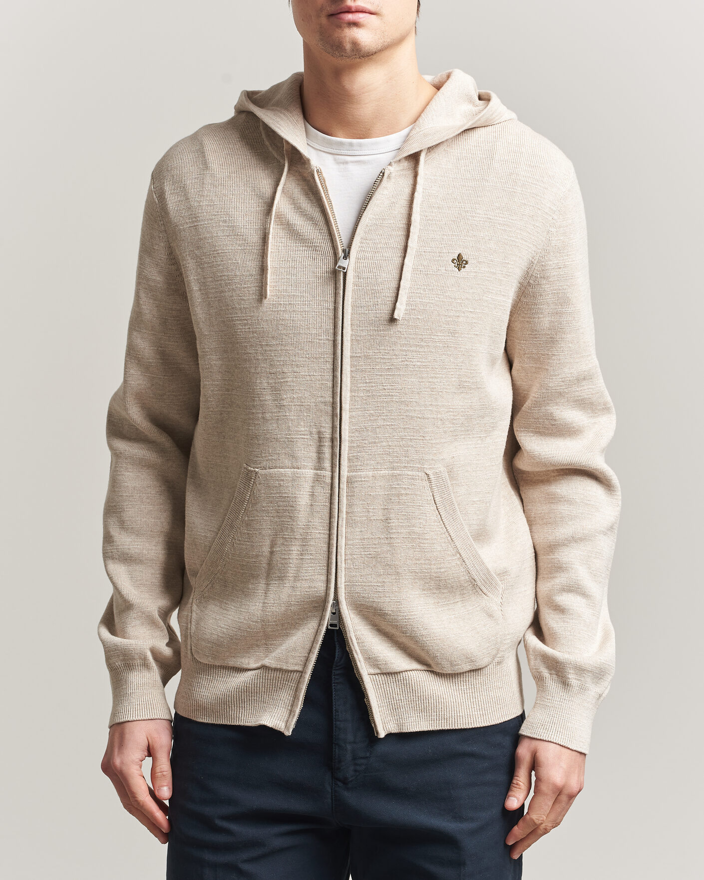 Heren | Truien | Morris | Randall Full-Zip Hoodie Khaki