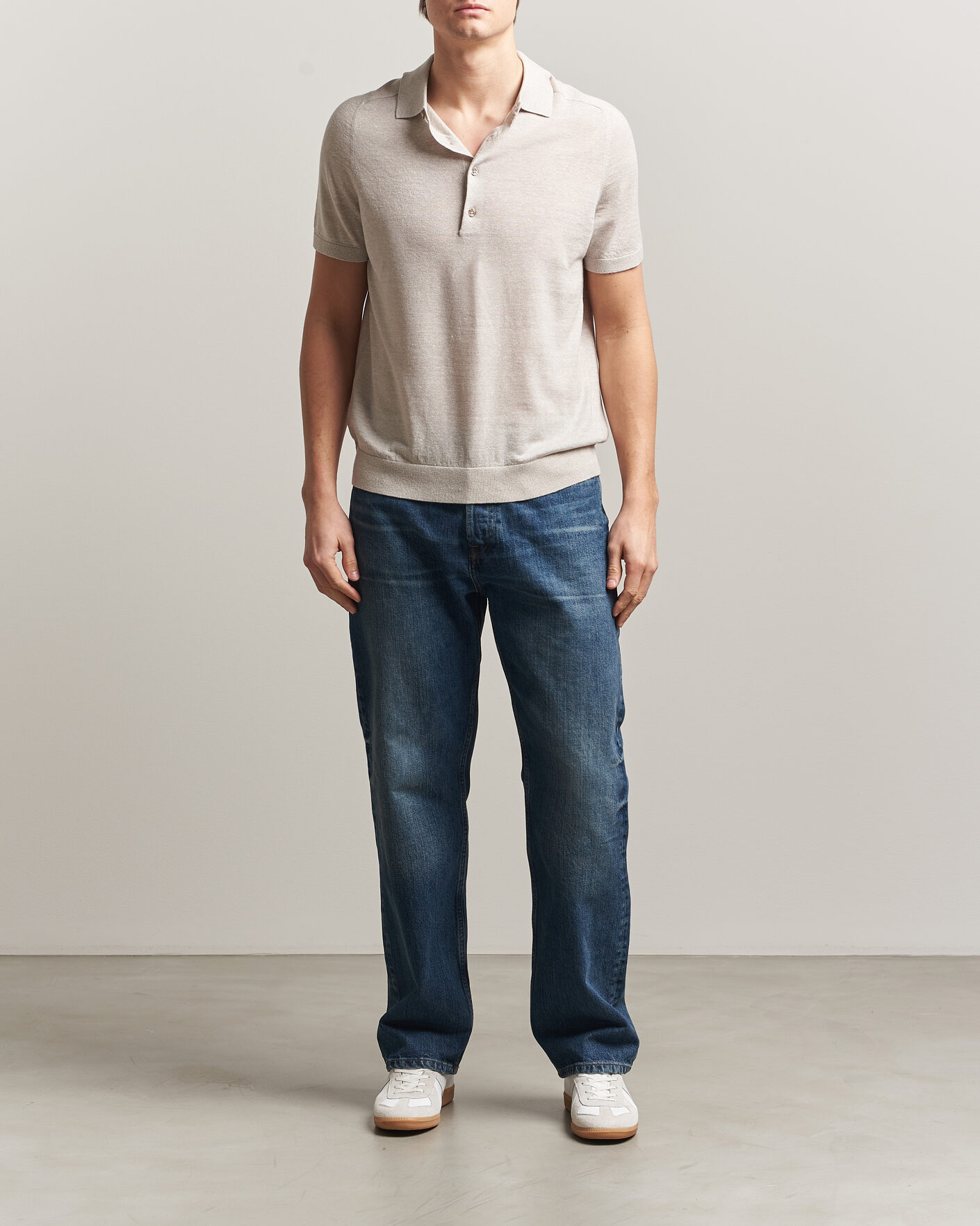 Heren | Polo's | Morris | Colin Short Sleeve Polo Shirt Khaki