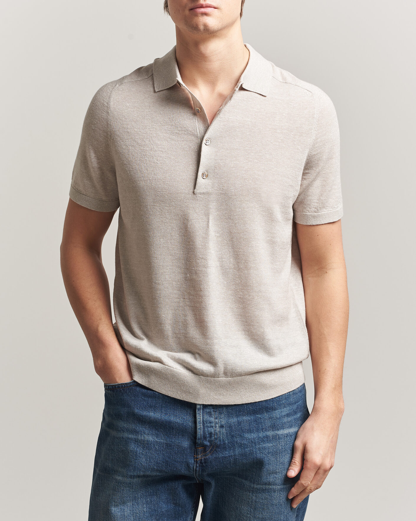 Heren | Polo's | Morris | Colin Short Sleeve Polo Shirt Khaki