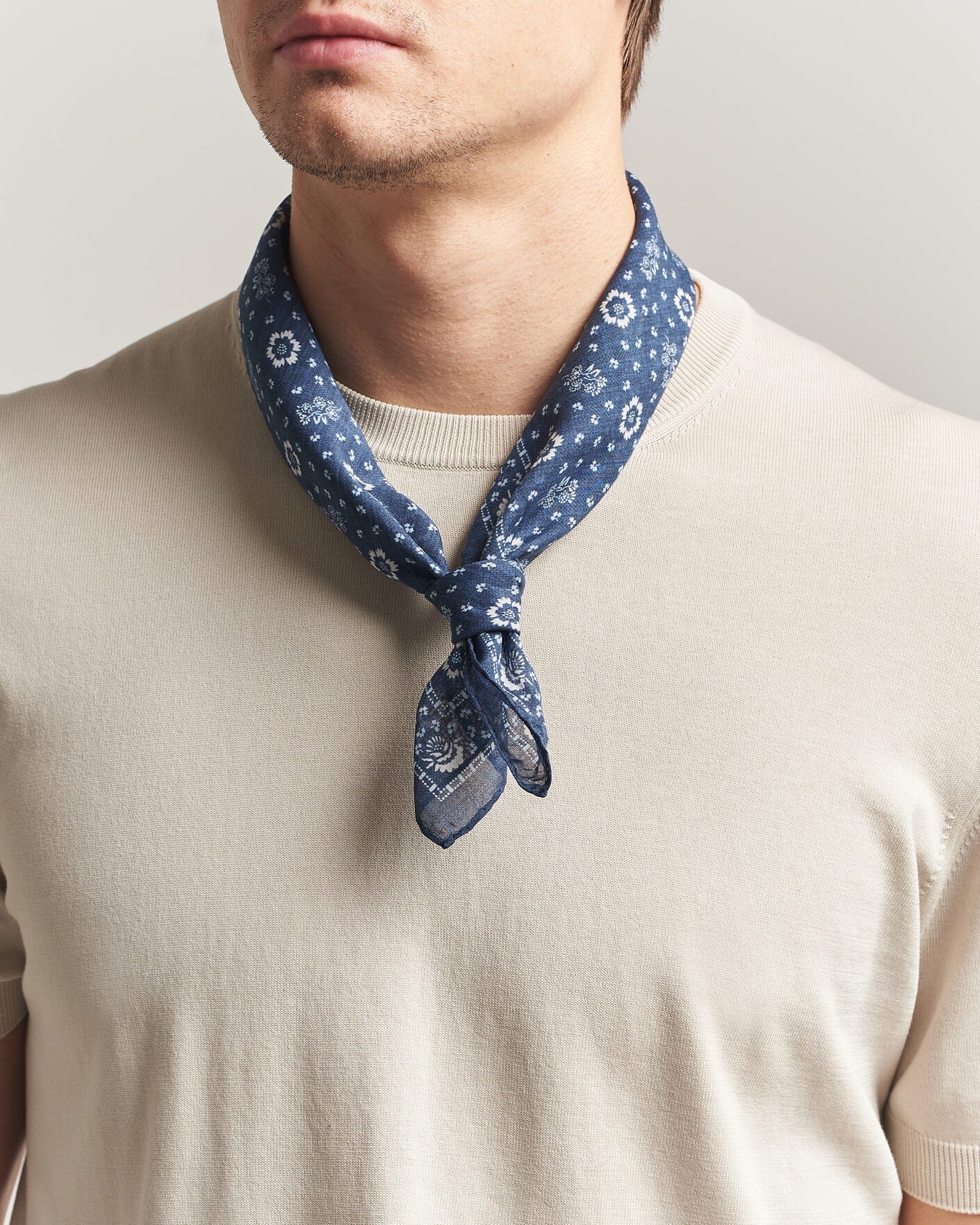 Heren | Sjaals | Morris | Bandana Navy