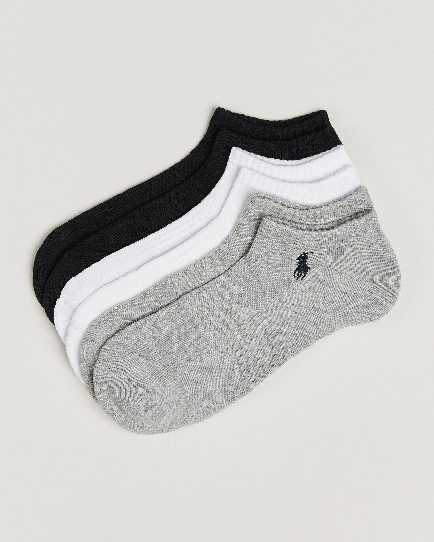 Heren | Ondergoed | Polo Ralph Lauren | 6-Pack Sneaker Sock Grey