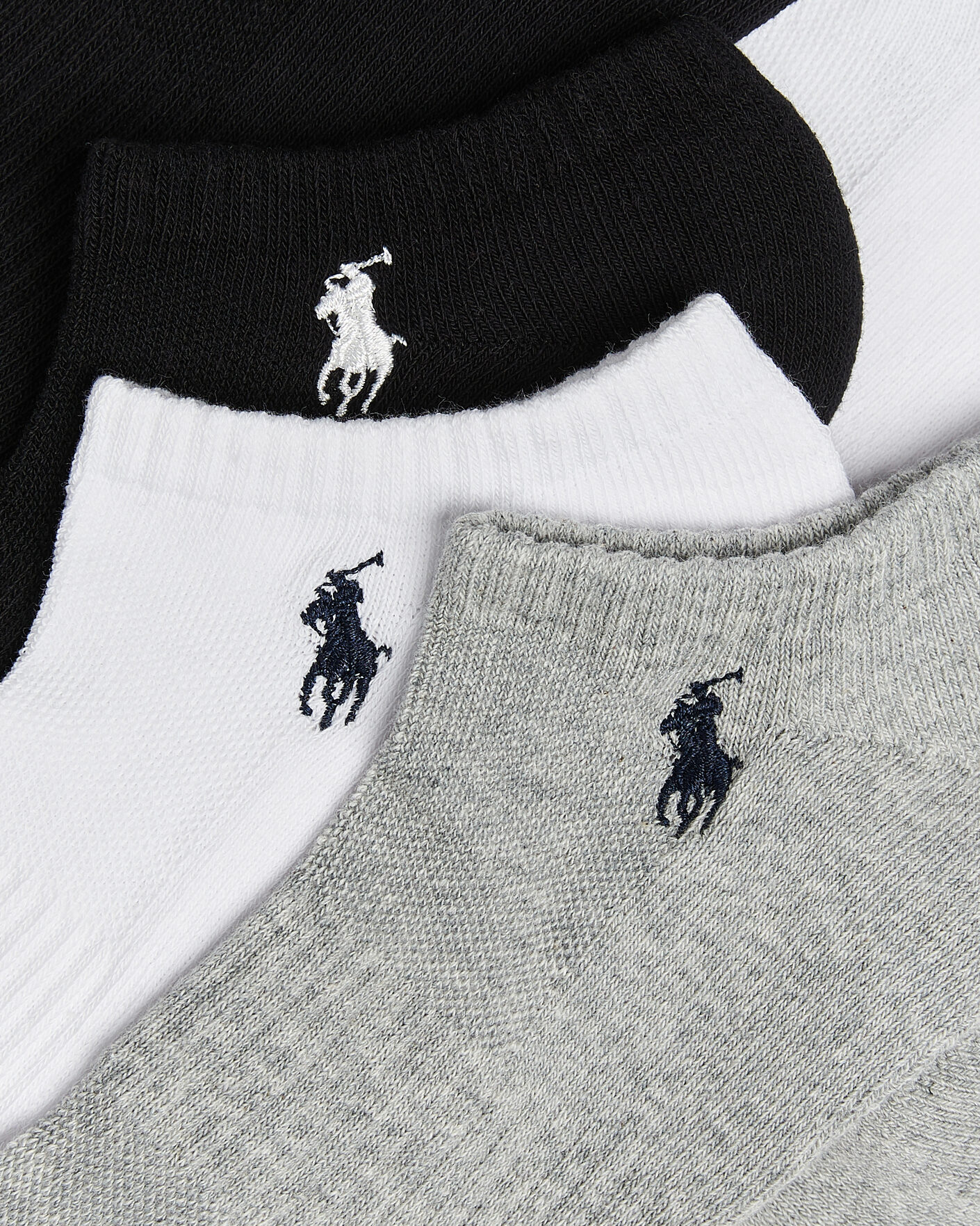 Heren | Ondergoed | Polo Ralph Lauren | 6-Pack Sneaker Sock Grey