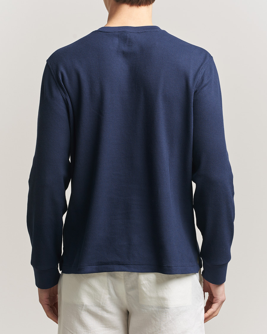 Heren | Pyjama's en gewaden | Polo Ralph Lauren | Waffle Henley Loungewear Cruise Navy