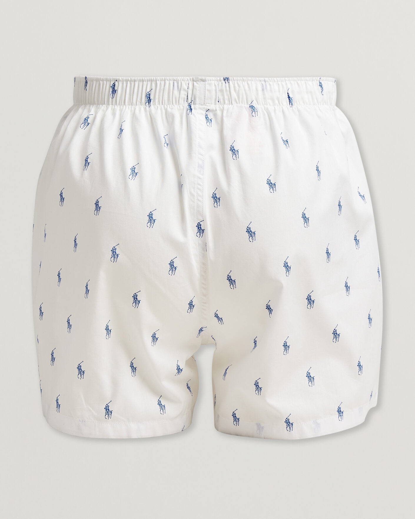Heren | Ondergoed | Polo Ralph Lauren | 3-Pack Woven Boxer White/Blue Stripe