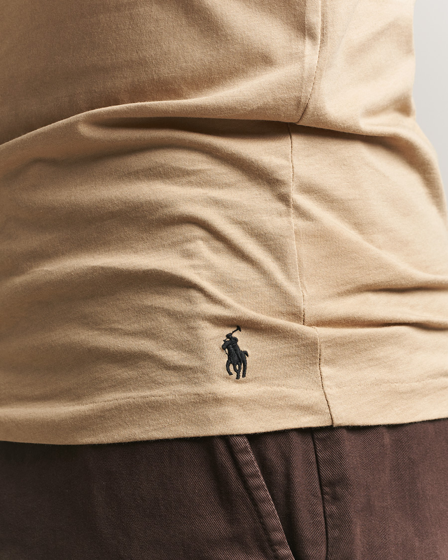 Heren | T-shirts | Polo Ralph Lauren | 3-Pack Crew Neck T-Shirt Island/Khaki/Navy