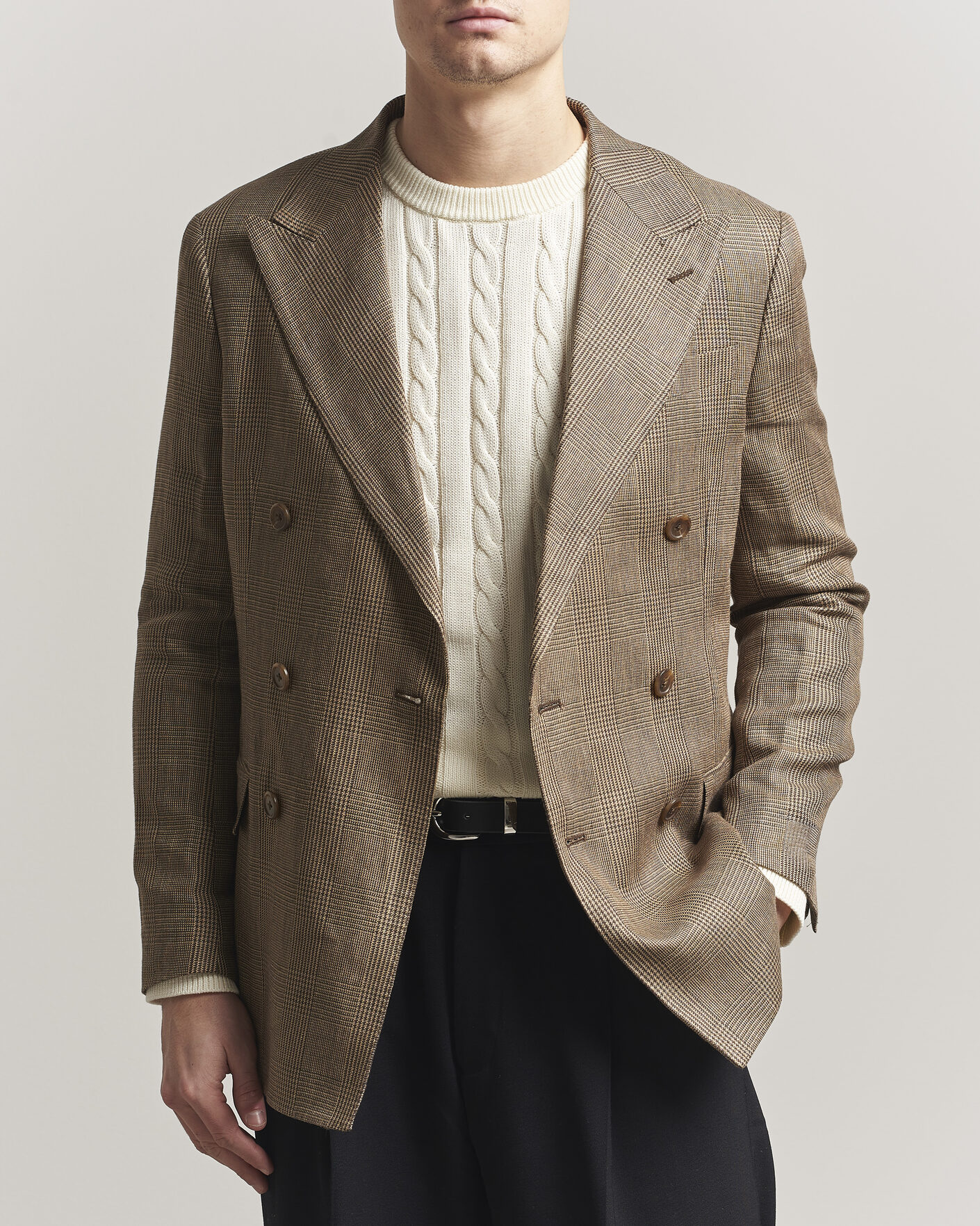 Heren | Blazers | Polo Ralph Lauren | Mini Glenplaid DB Blazer Sage Multi