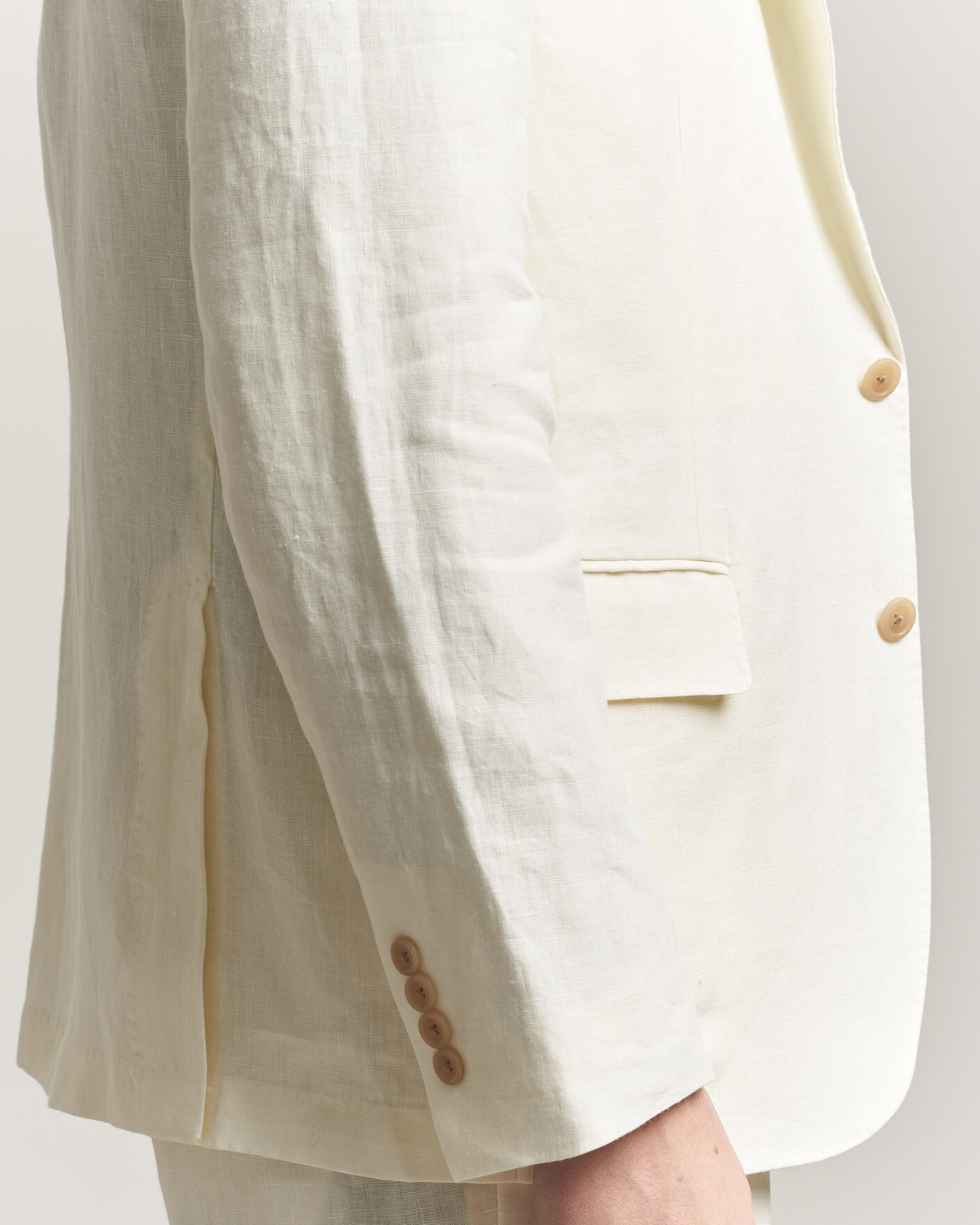 Polo Ralph Lauren Linen Sportcoat Cream | Man - CareOfCarl.nl