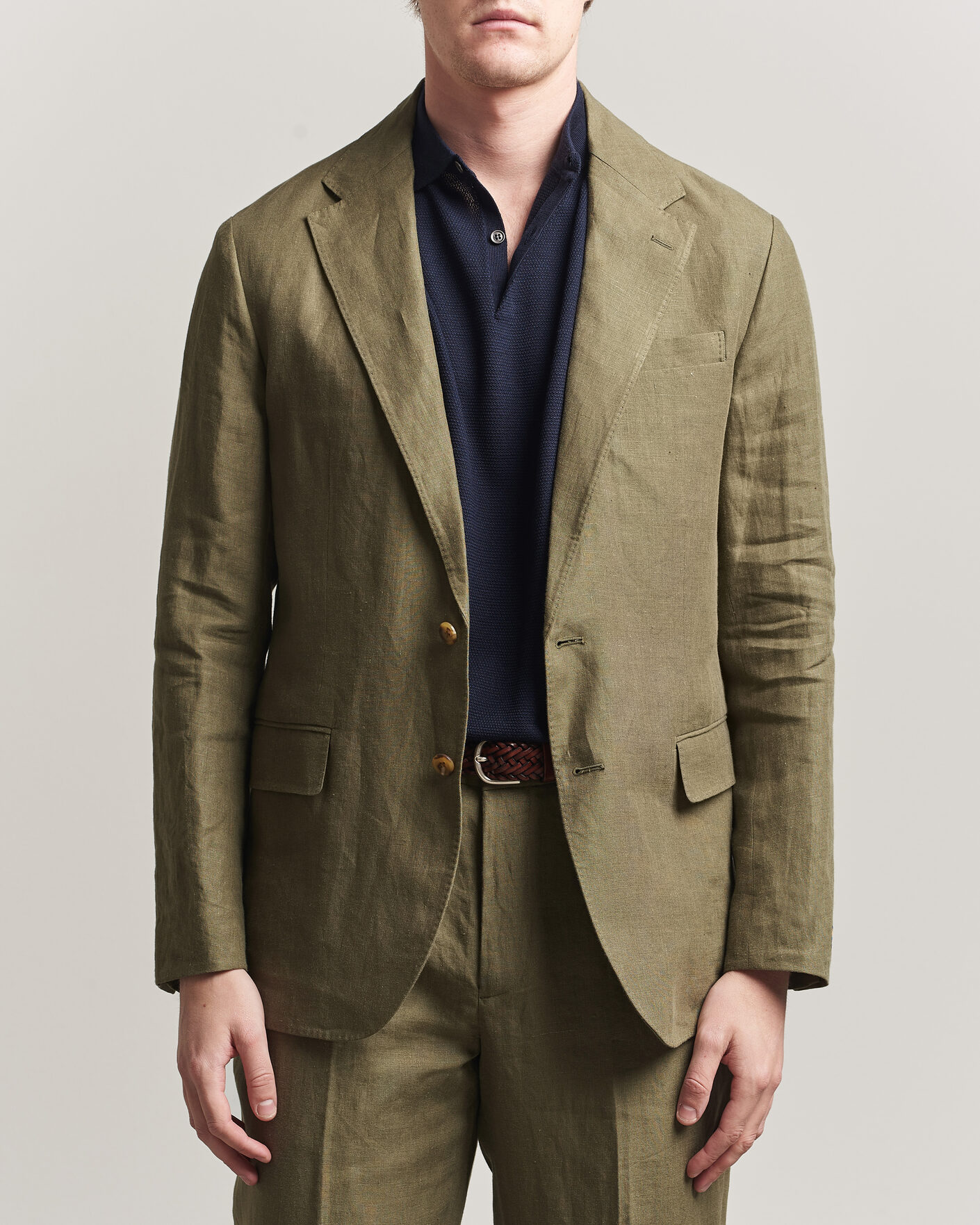 Heren | Blazers | Polo Ralph Lauren | Linen Sportcoat Basic Olive