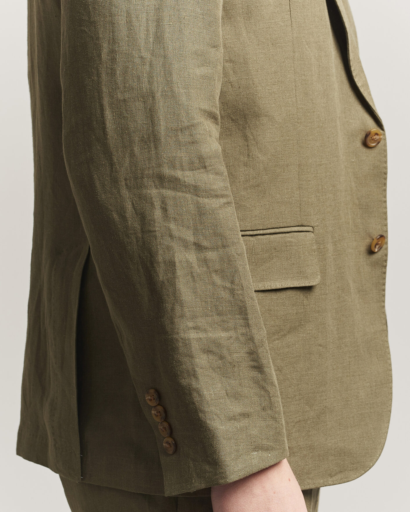 Heren | Blazers | Polo Ralph Lauren | Linen Sportcoat Basic Olive