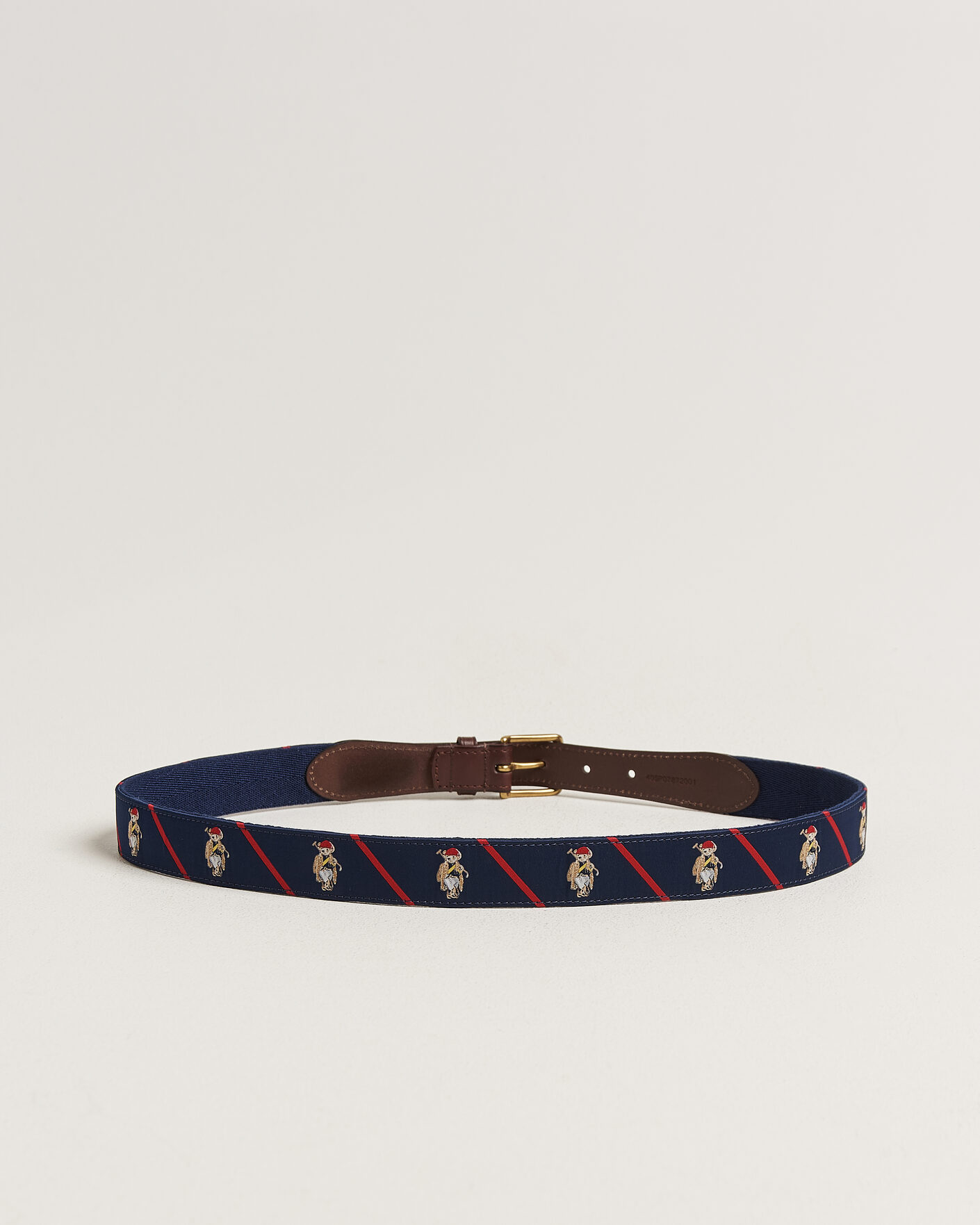 Heren | Riemen | Polo Ralph Lauren | Leather Bear Belt Navy Multi