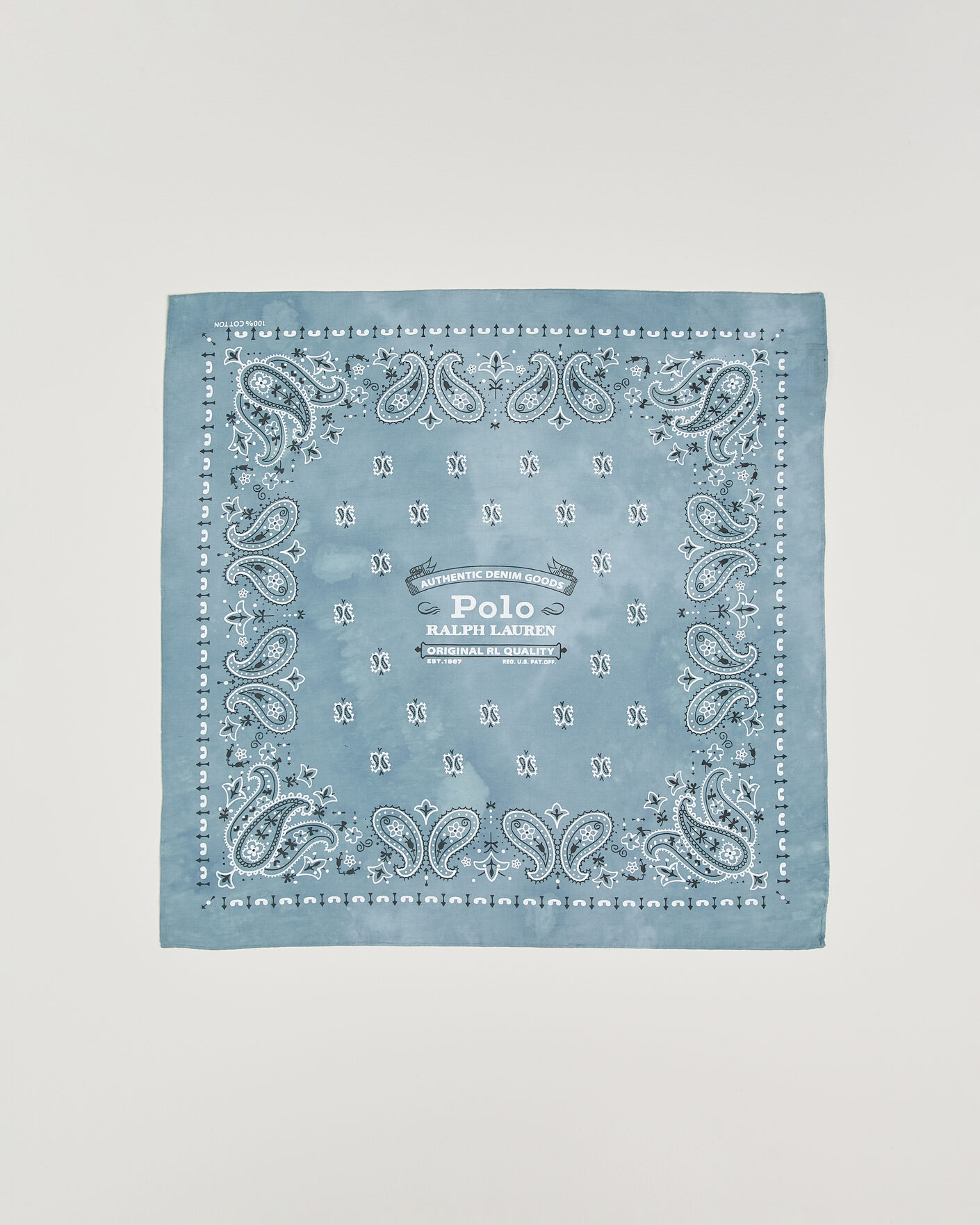 Heren | Sjaals | Polo Ralph Lauren | Cotton Printed Bandana Vessle Blue