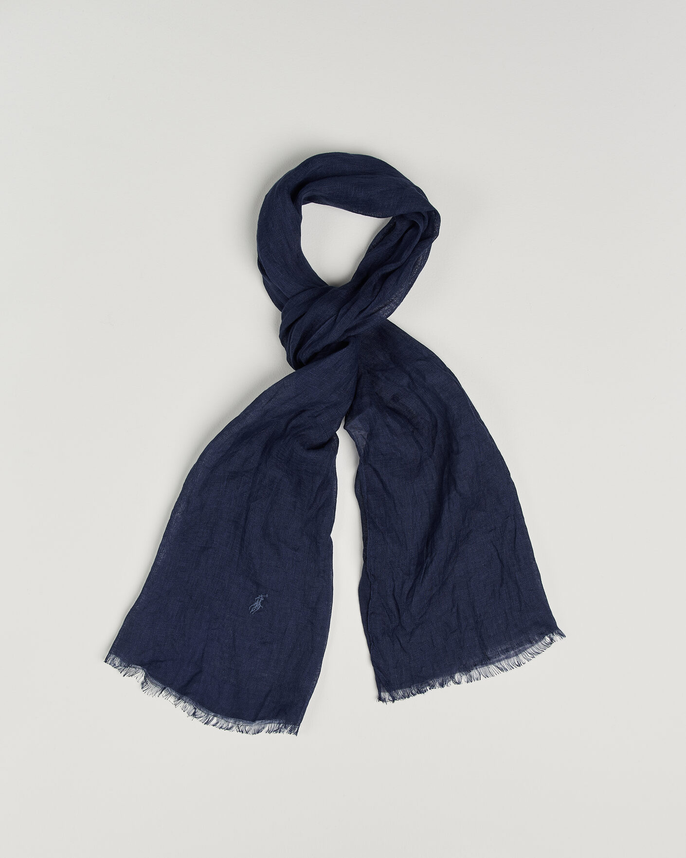 Heren | Polo Ralph Lauren Linen Scarf Newport Navy | Polo Ralph Lauren | Linen Scarf Newport Navy