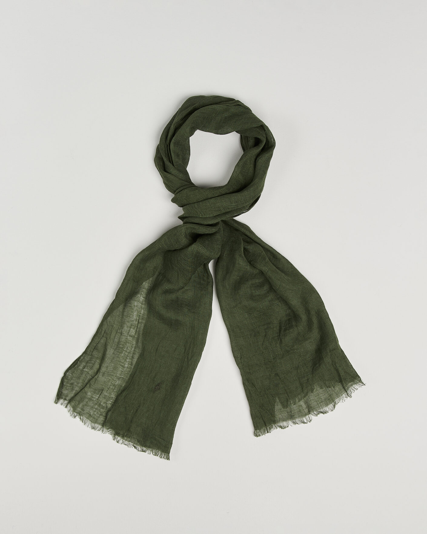 Heren | Polo Ralph Lauren Linen Scarf Supply Olive | Polo Ralph Lauren | Linen Scarf Supply Olive